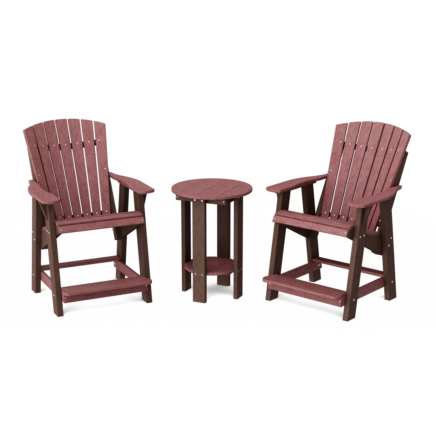 Heritage Tall Adirondack Chairs with Table