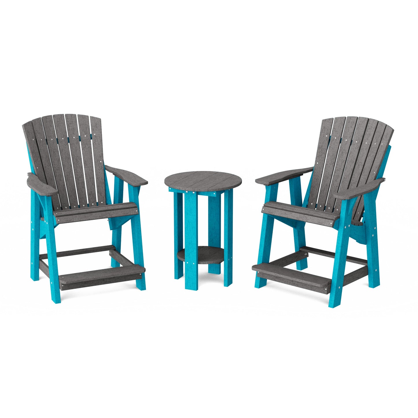 Heritage Tall Adirondack Chairs with Table