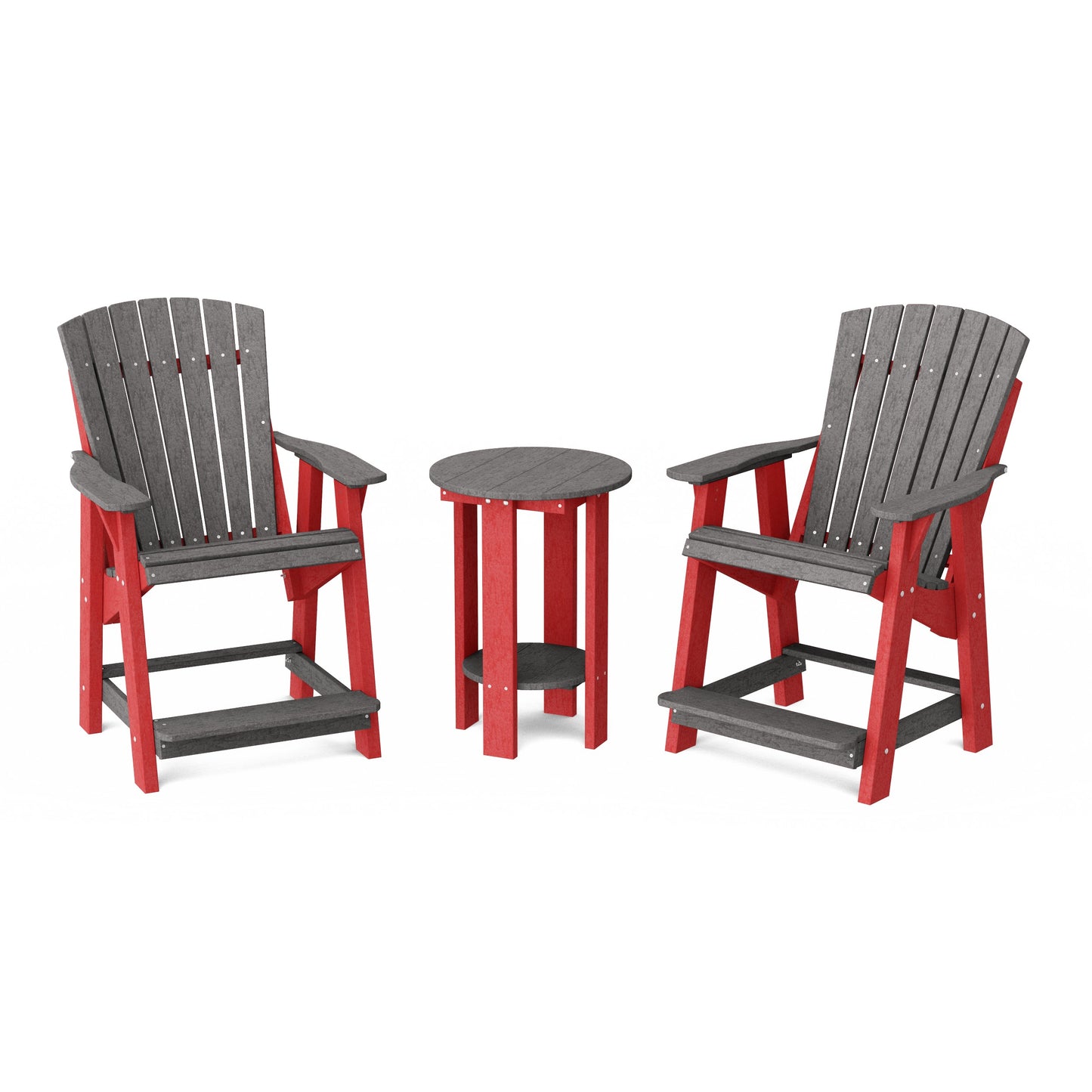 Heritage Tall Adirondack Chairs with Table