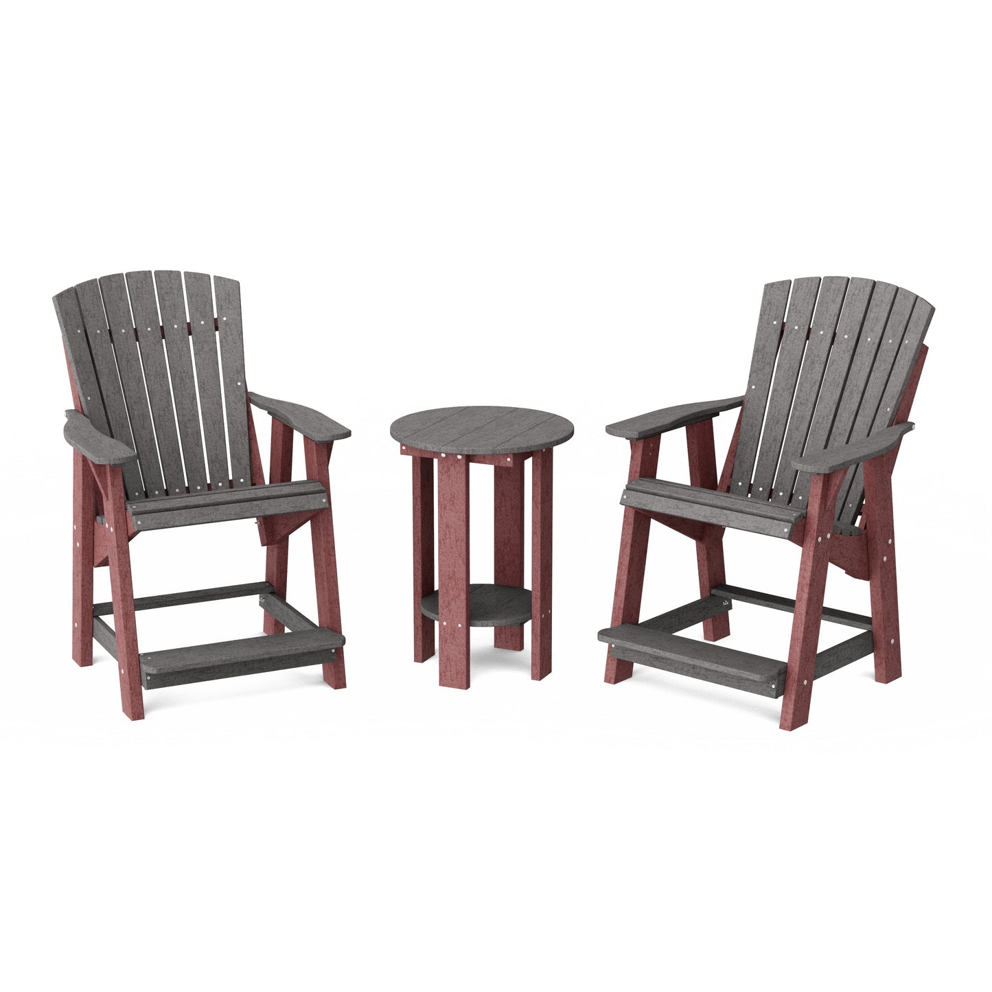 Heritage Tall Adirondack Chairs with Table