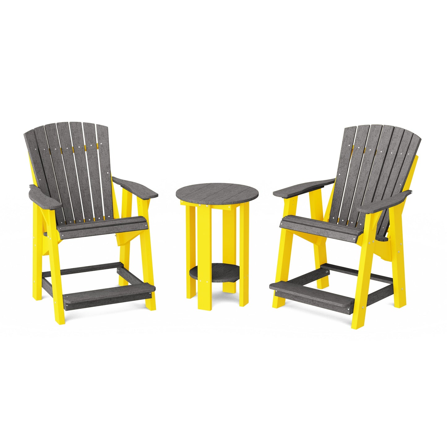 Heritage Tall Adirondack Chairs with Table