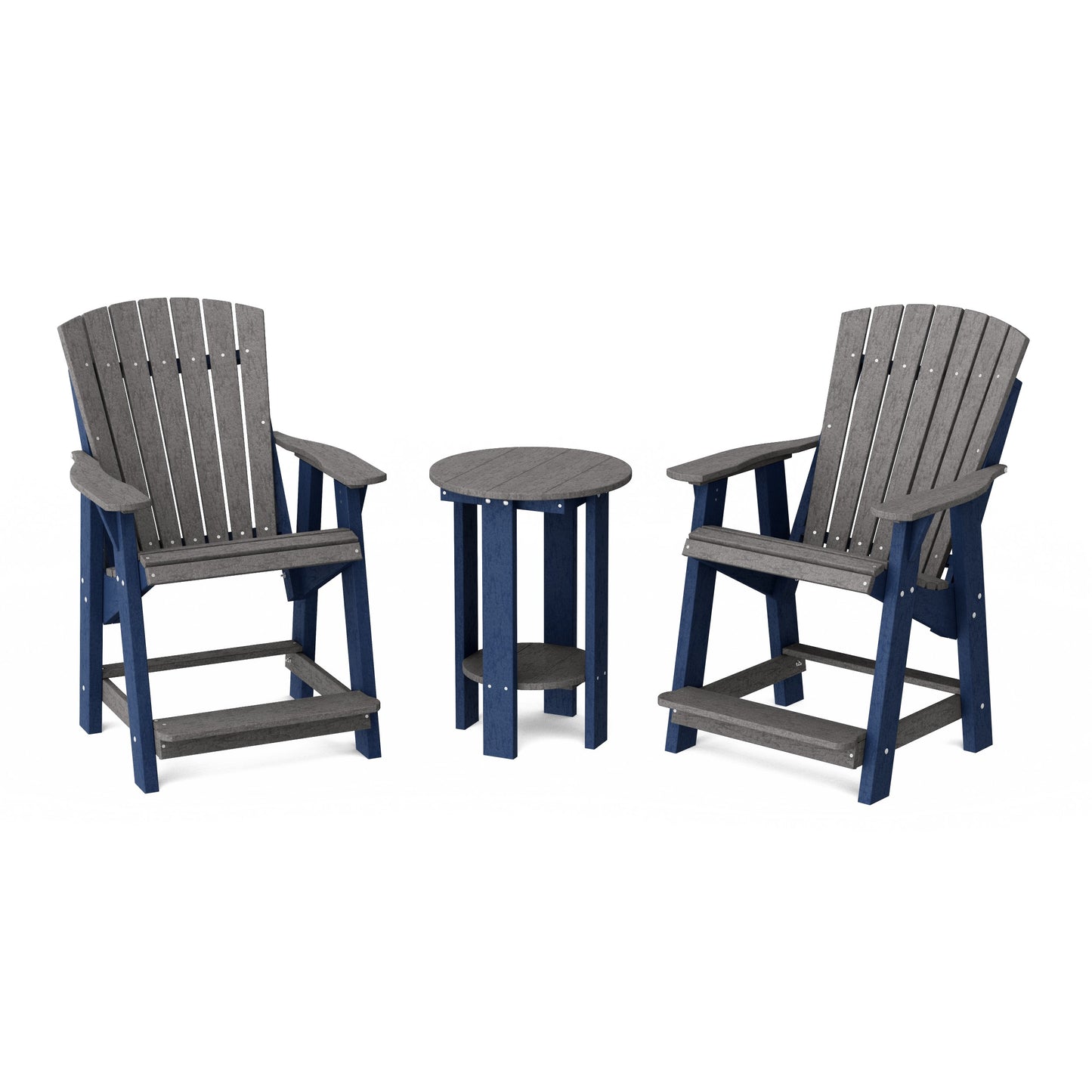 Heritage Tall Adirondack Chairs with Table