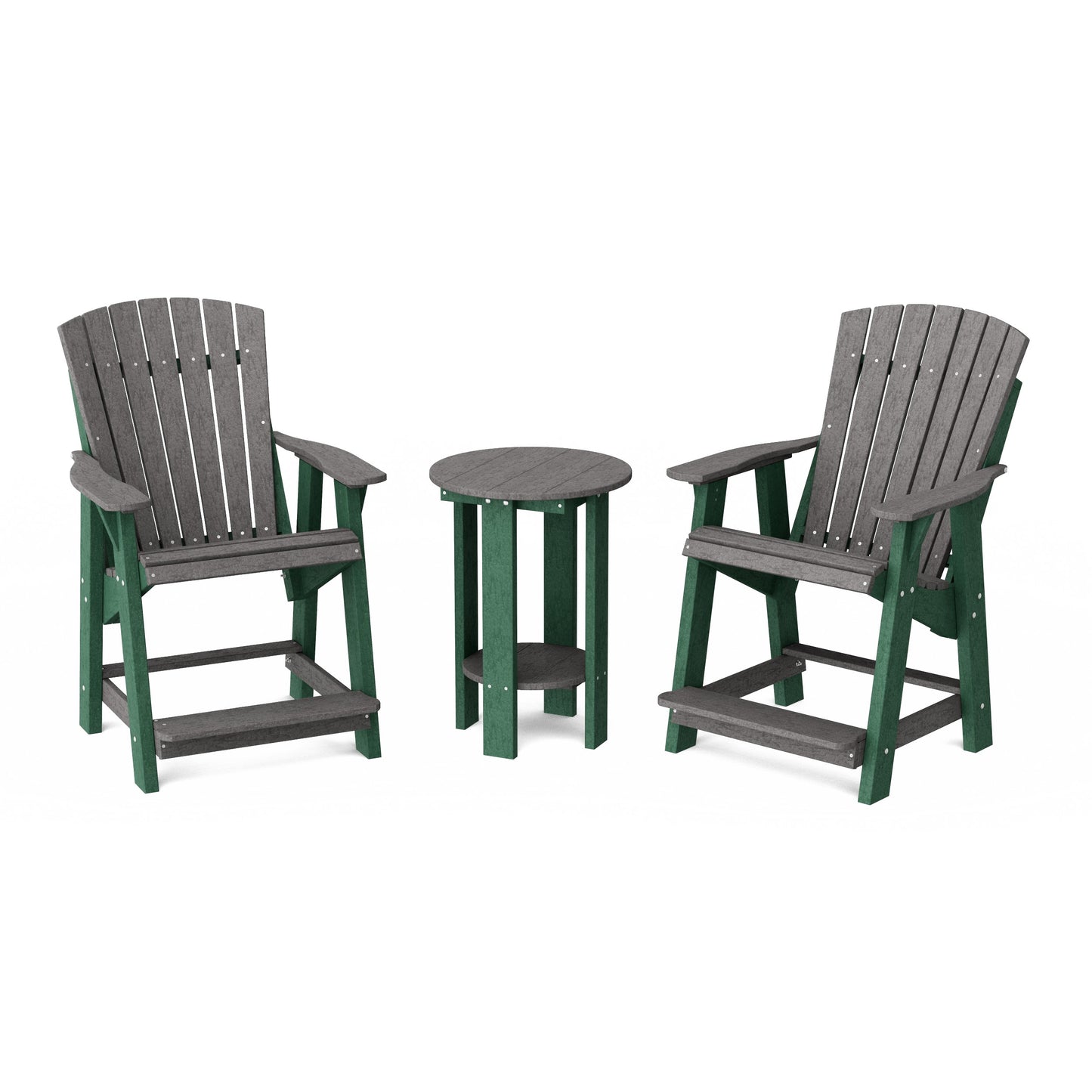 Heritage Tall Adirondack Chairs with Table