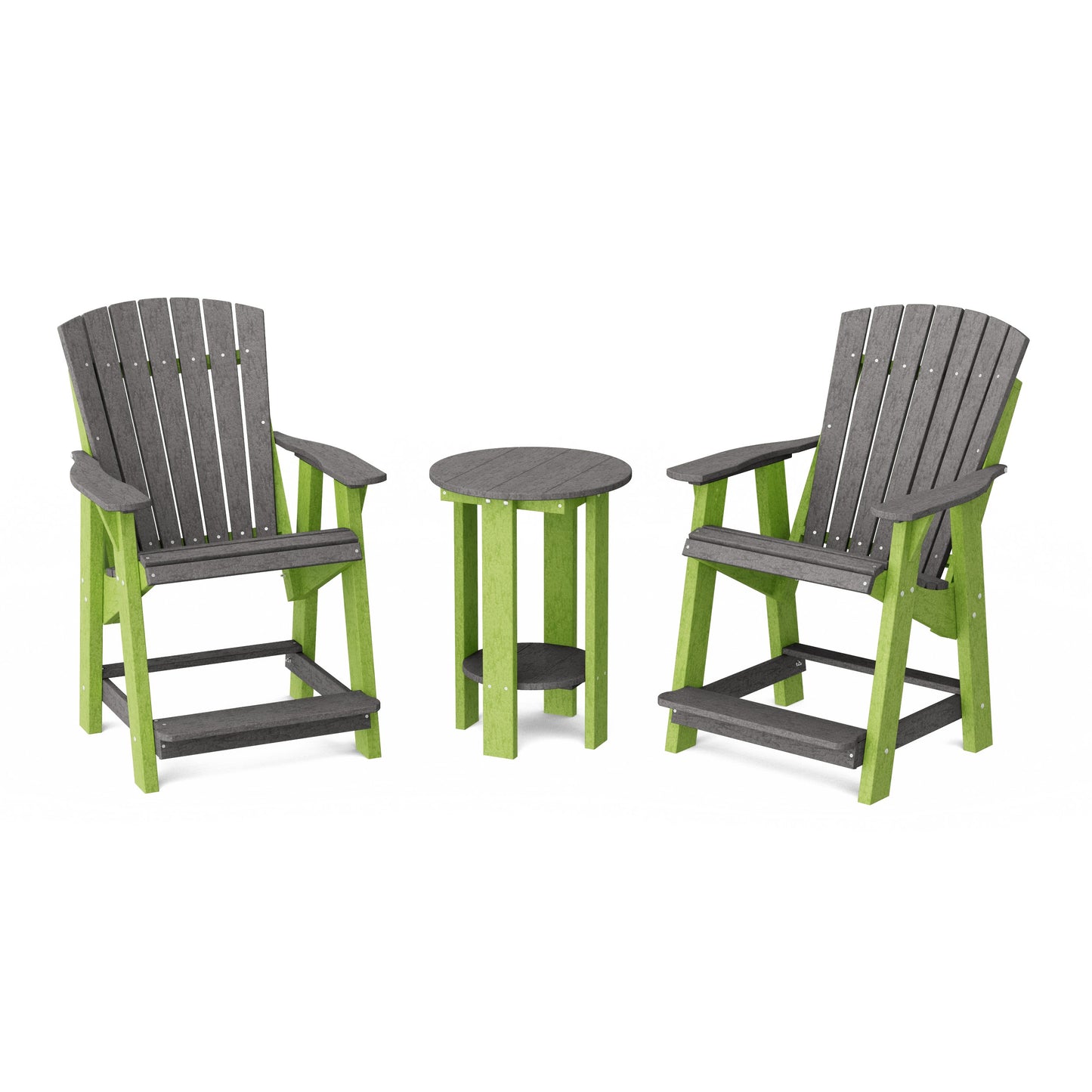 Heritage Tall Adirondack Chairs with Table