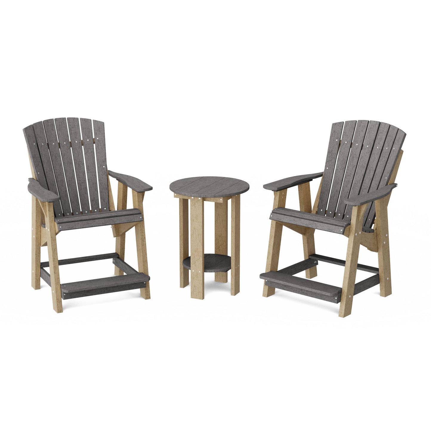 Heritage Tall Adirondack Chairs with Table