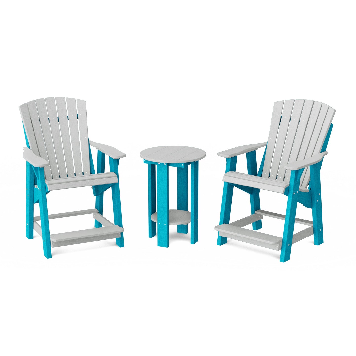 Heritage Tall Adirondack Chairs with Table