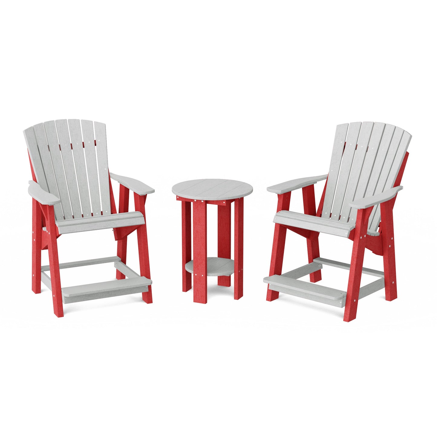 Heritage Tall Adirondack Chairs with Table