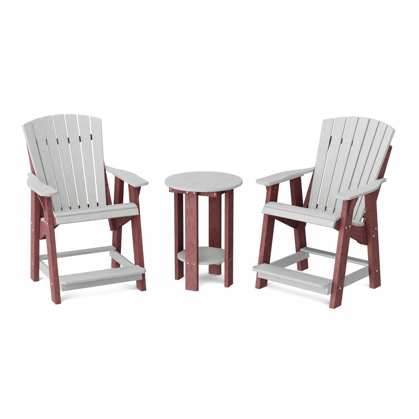 Heritage Tall Adirondack Chairs with Table