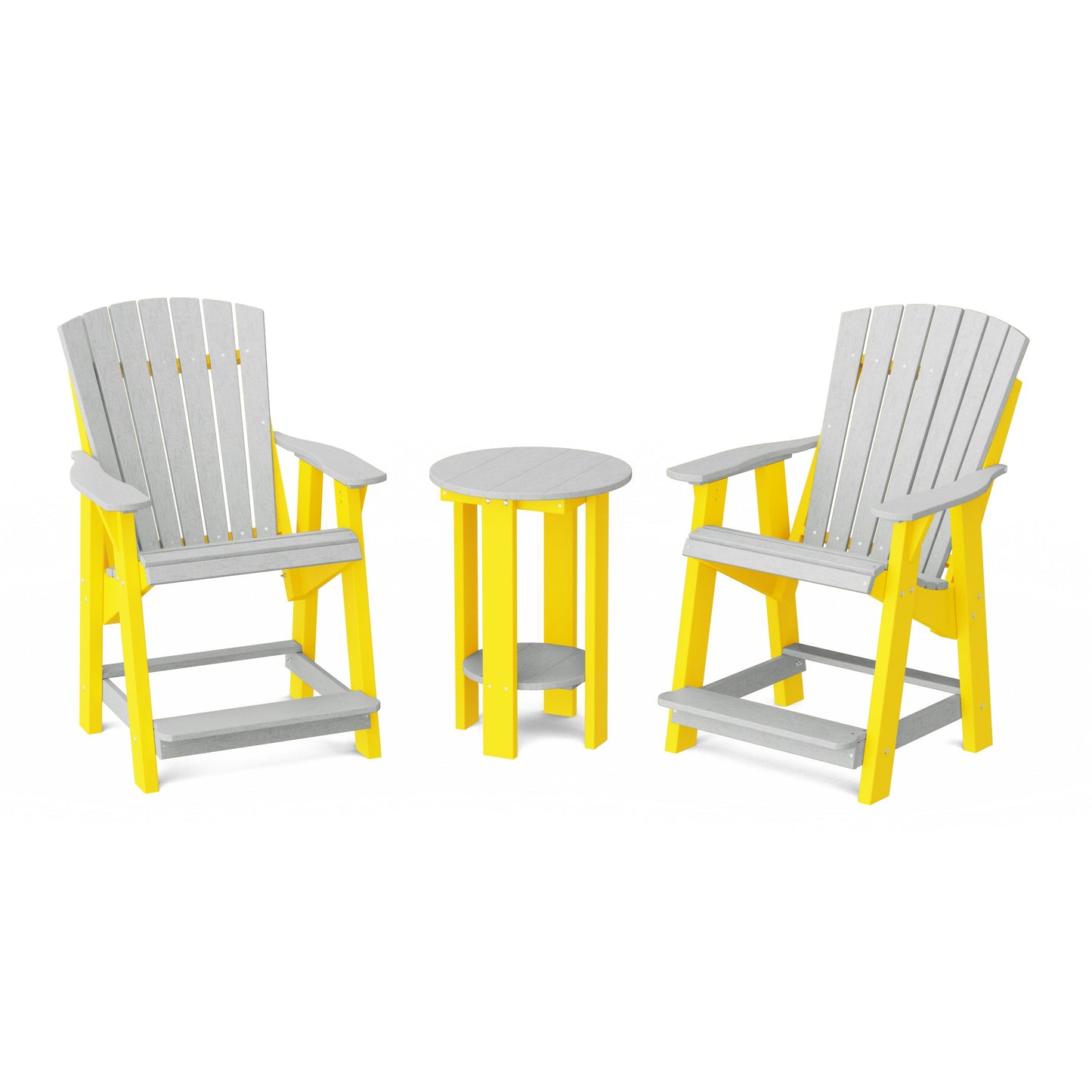 Heritage Tall Adirondack Chairs with Table