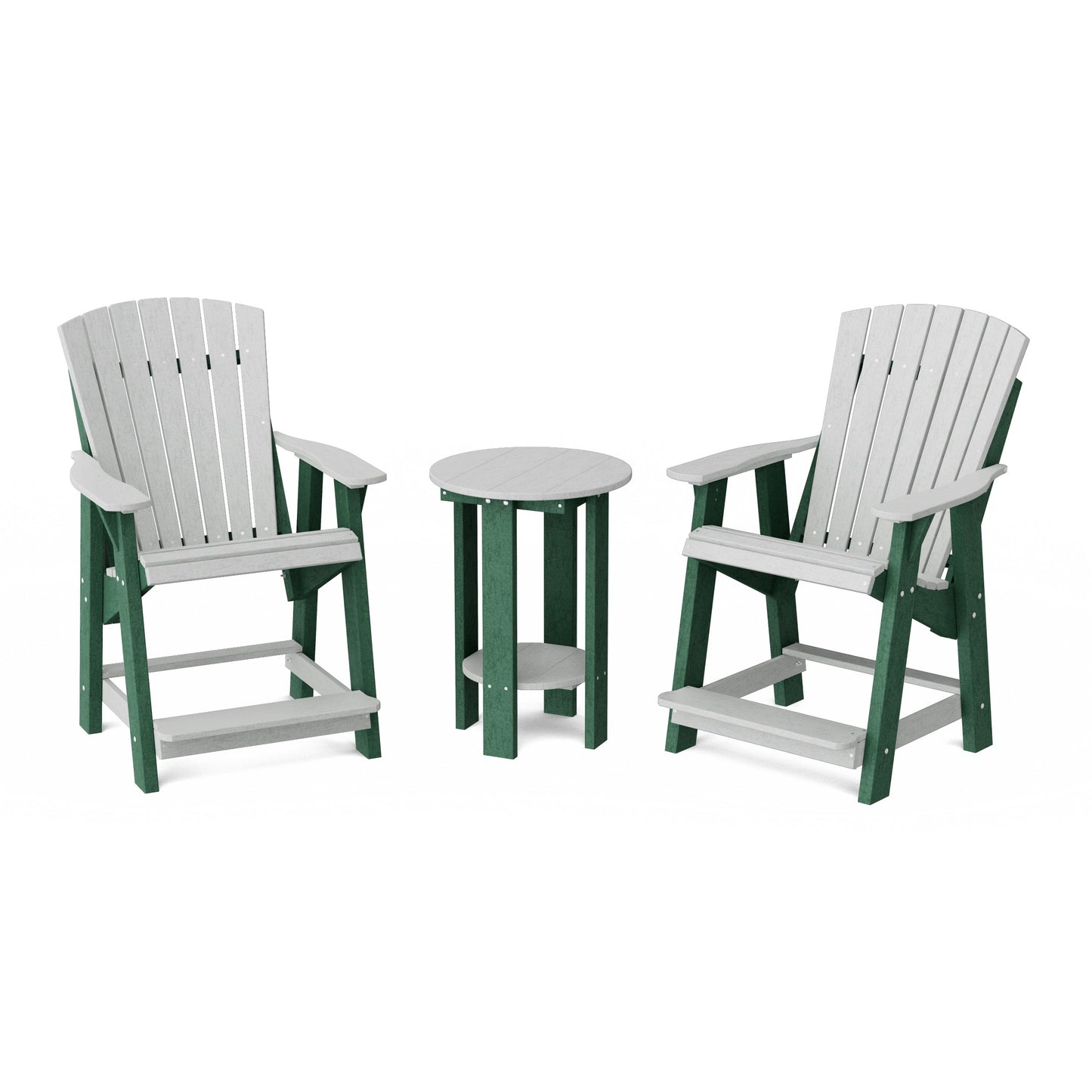 Heritage Tall Adirondack Chairs with Table