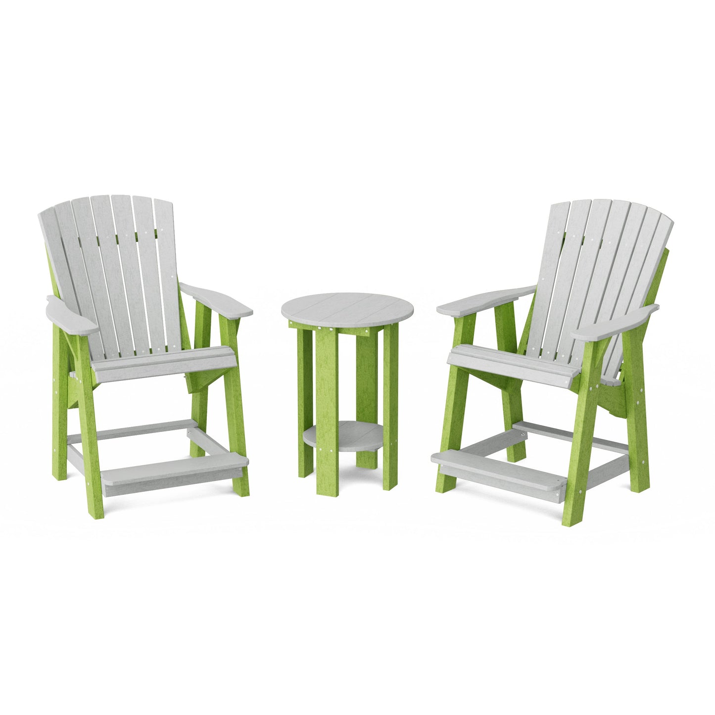 Heritage Tall Adirondack Chairs with Table