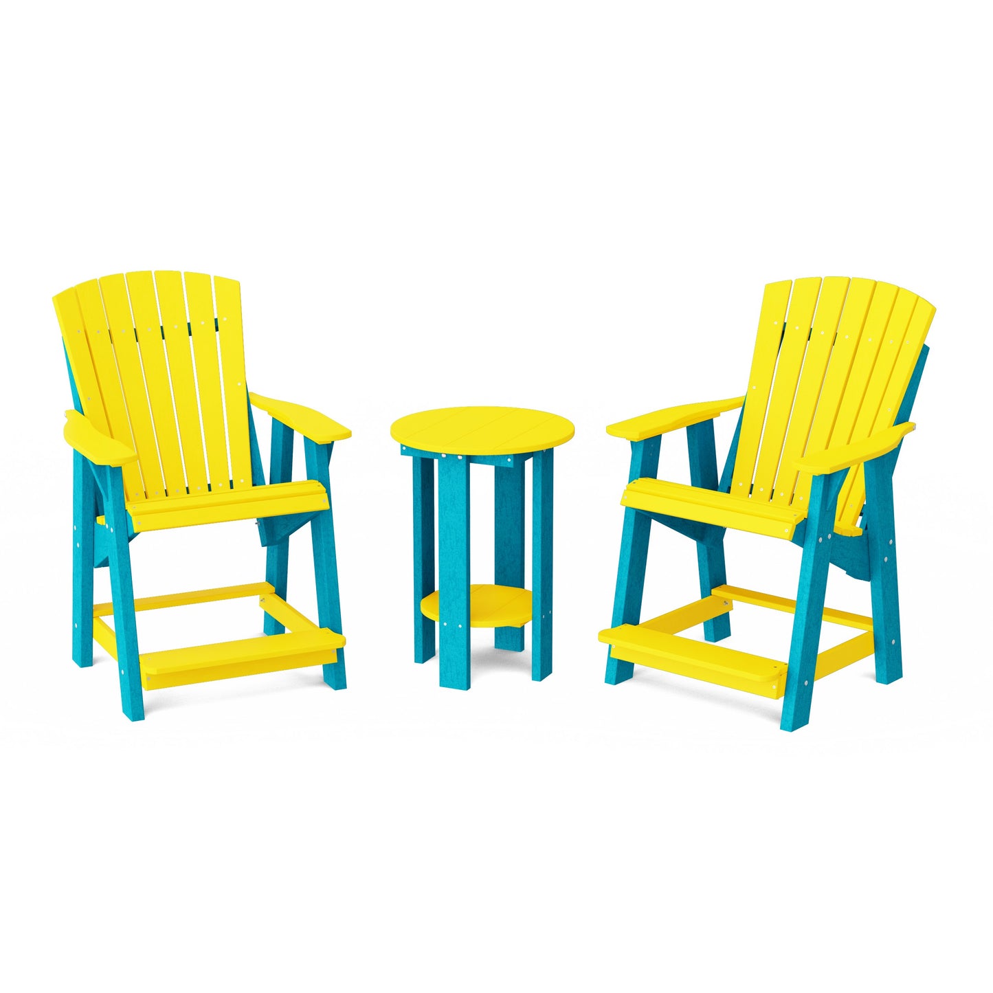 Heritage Tall Adirondack Chairs with Table