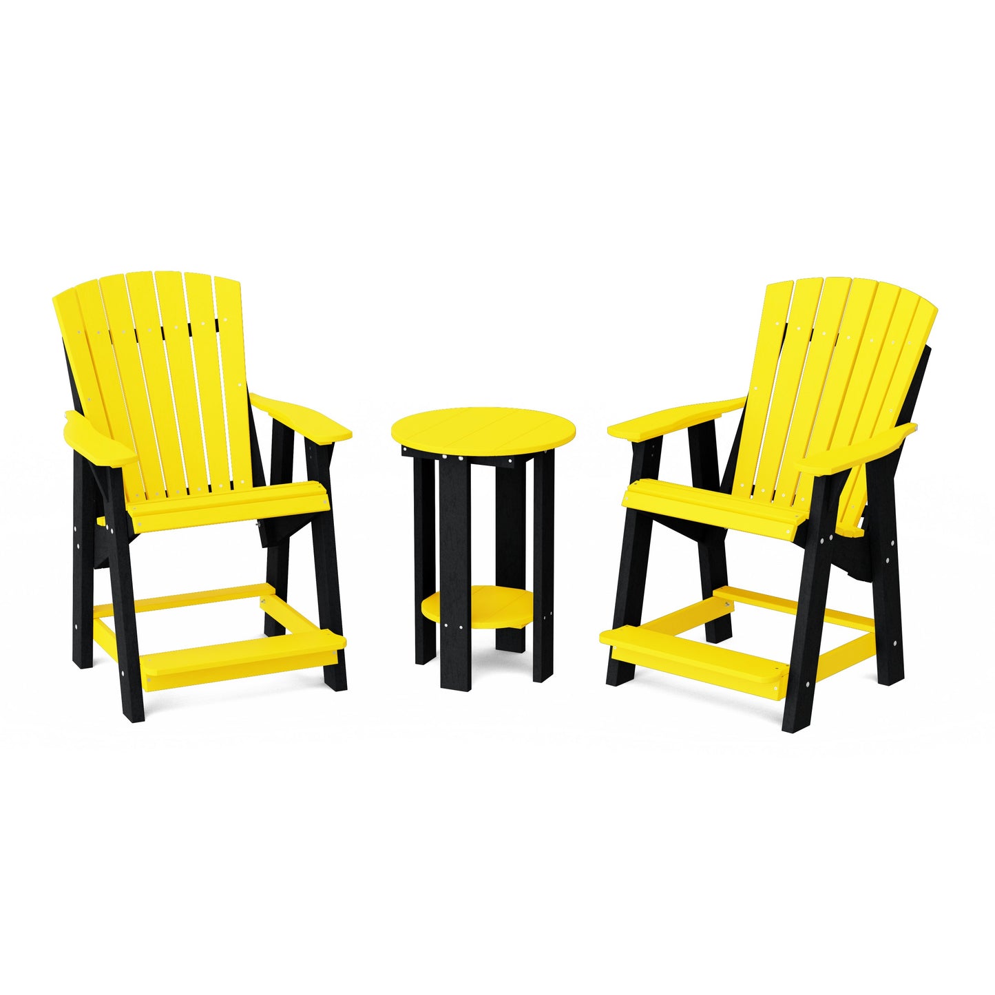 Heritage Tall Adirondack Chairs with Table