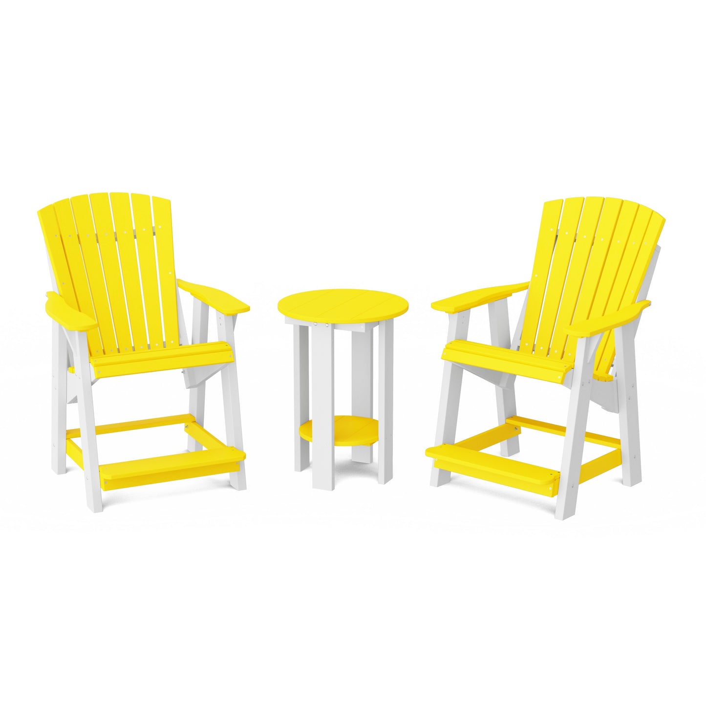 Heritage Tall Adirondack Chairs with Table