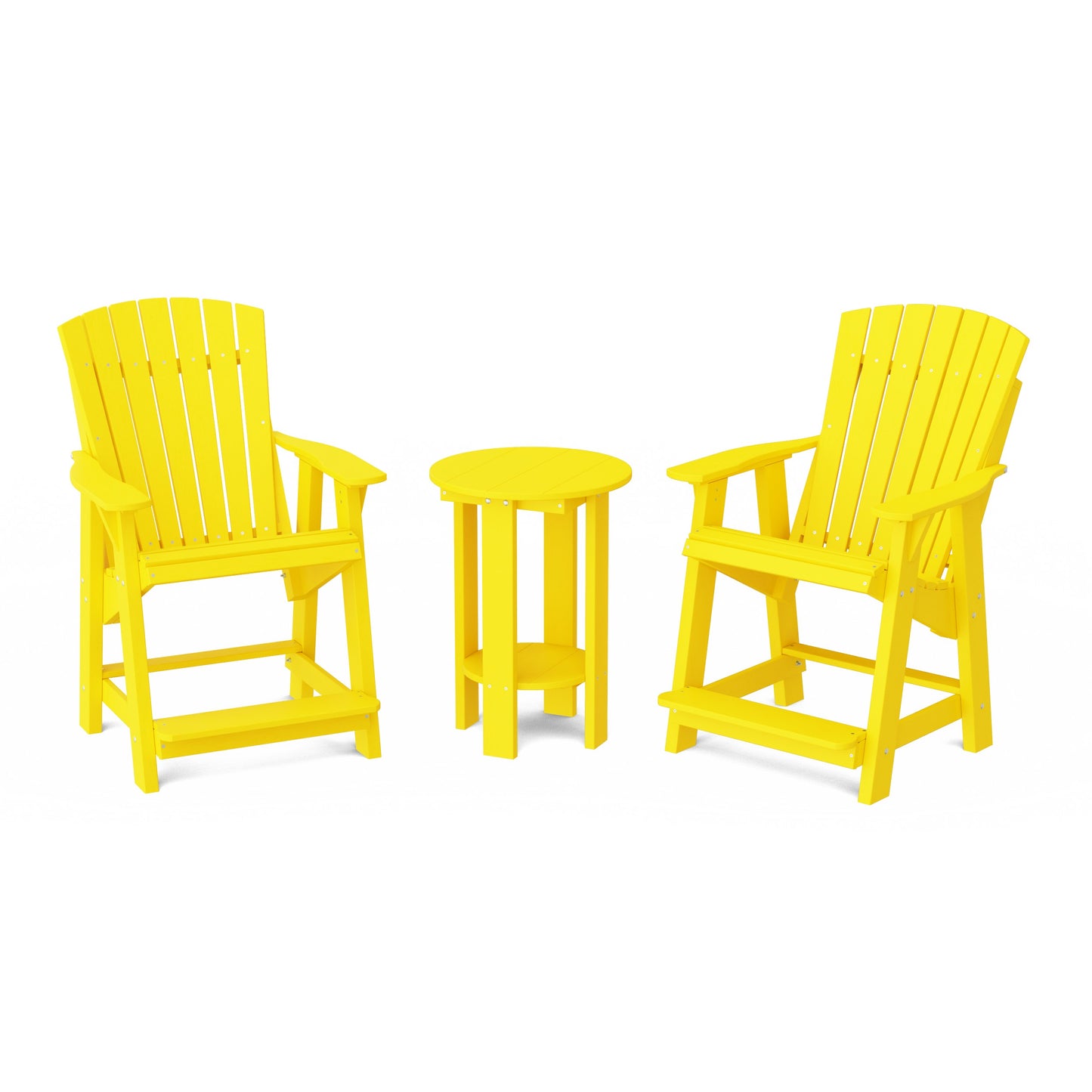 Heritage Tall Adirondack Chairs with Table