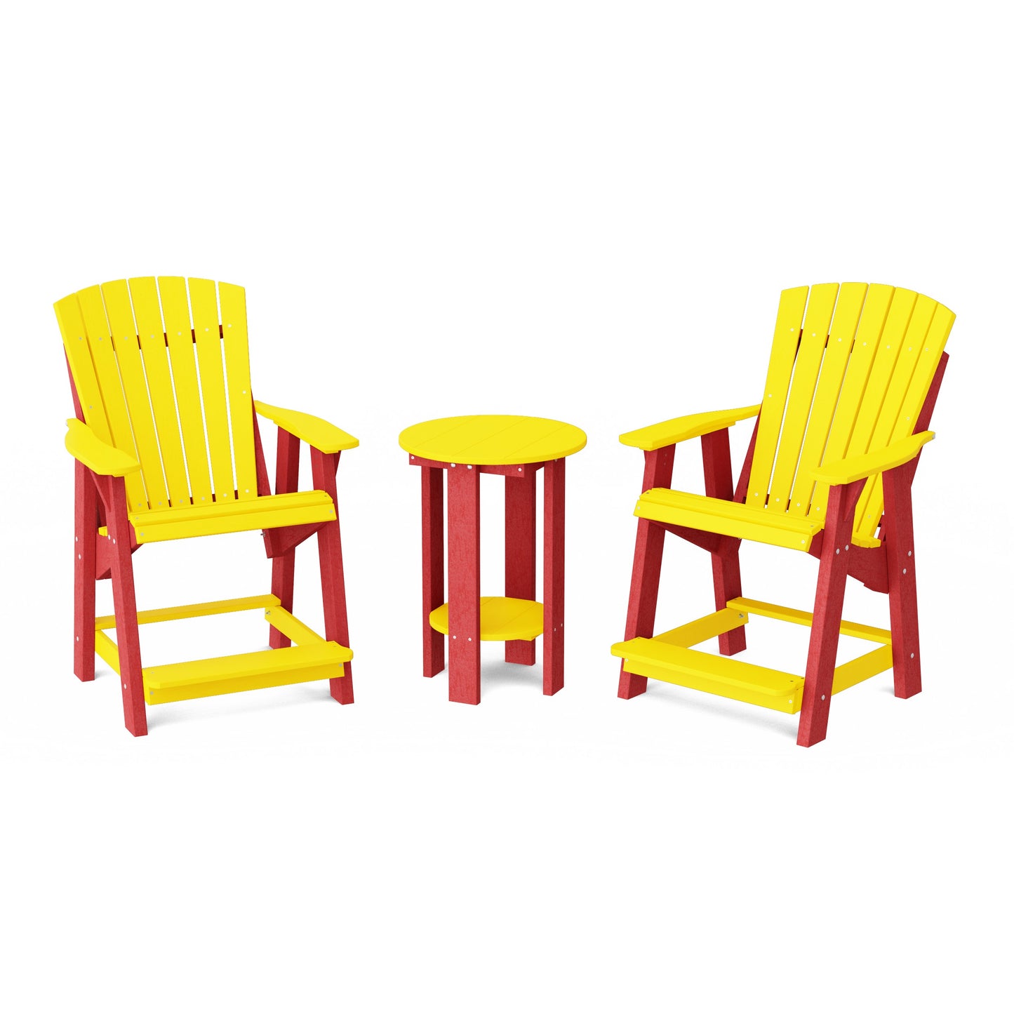 Heritage Tall Adirondack Chairs with Table