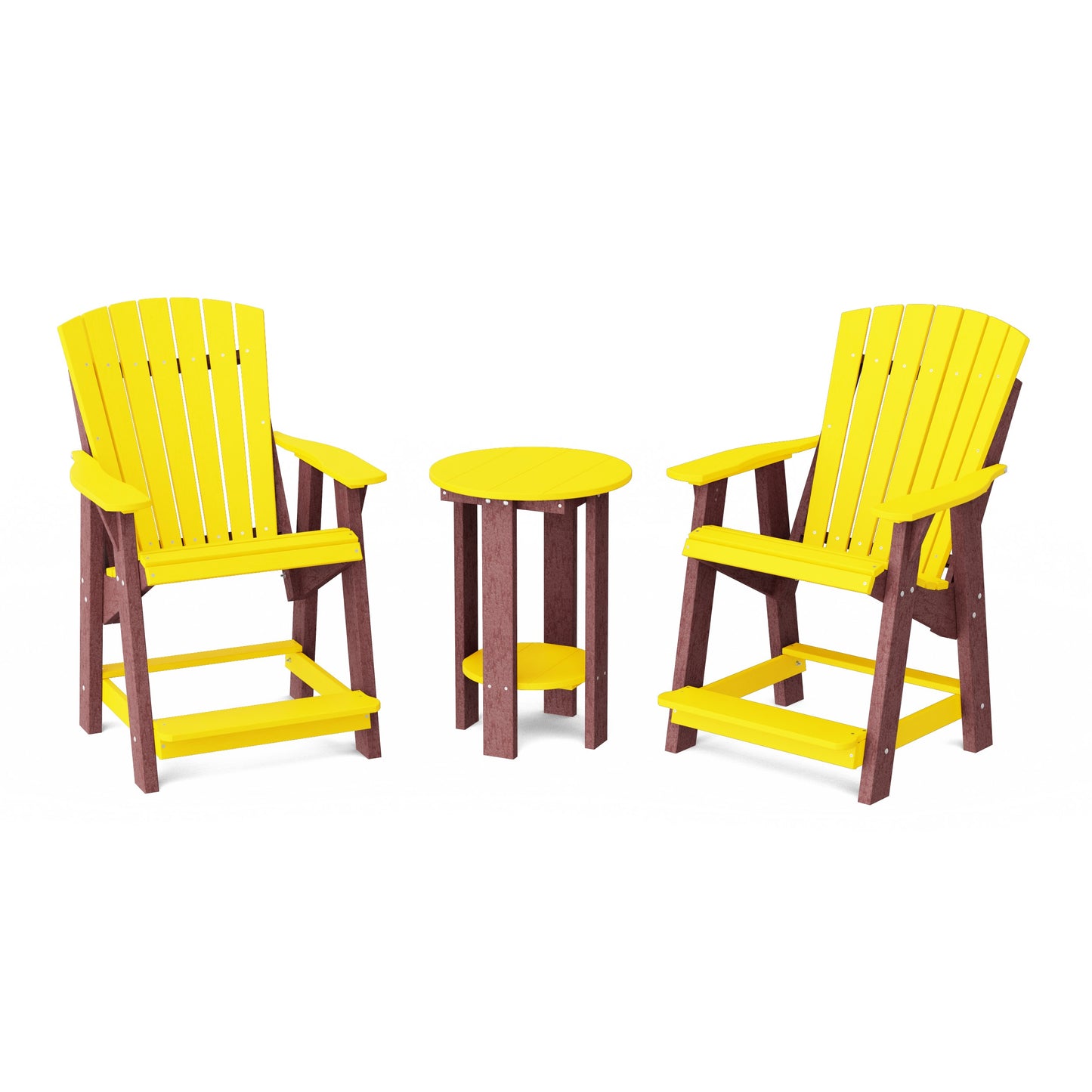 Heritage Tall Adirondack Chairs with Table