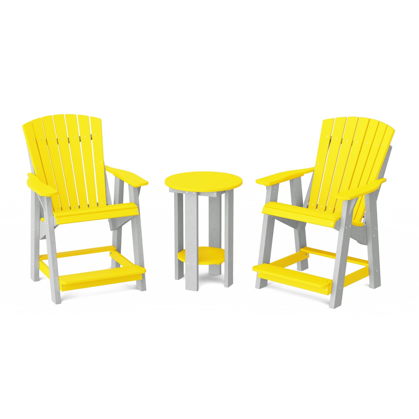 Heritage Tall Adirondack Chairs with Table