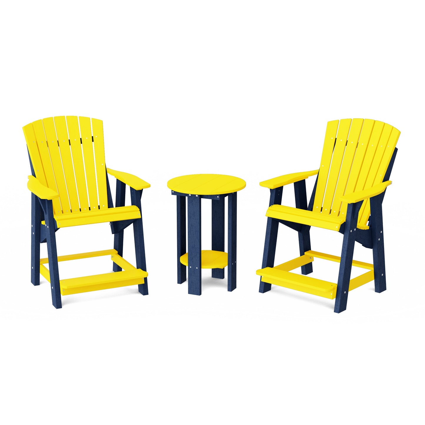 Heritage Tall Adirondack Chairs with Table