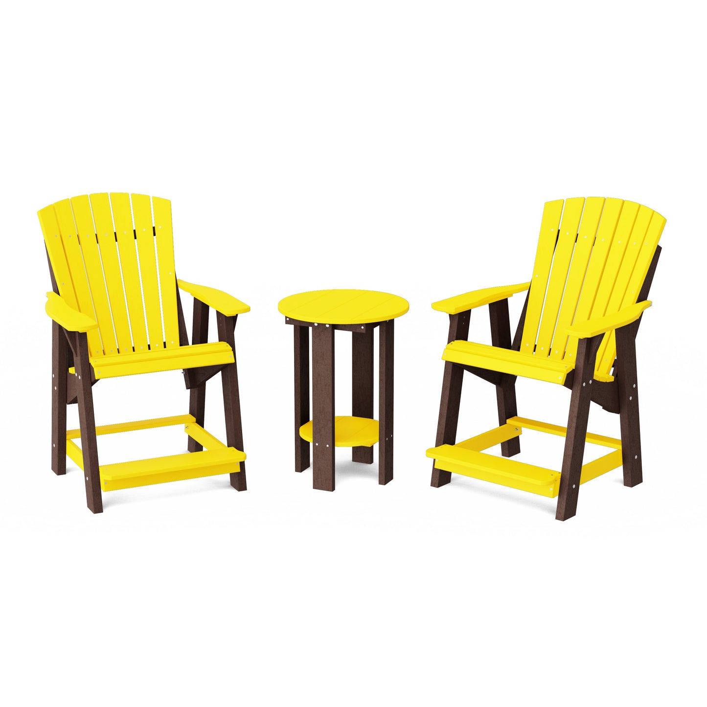 Heritage Tall Adirondack Chairs with Table