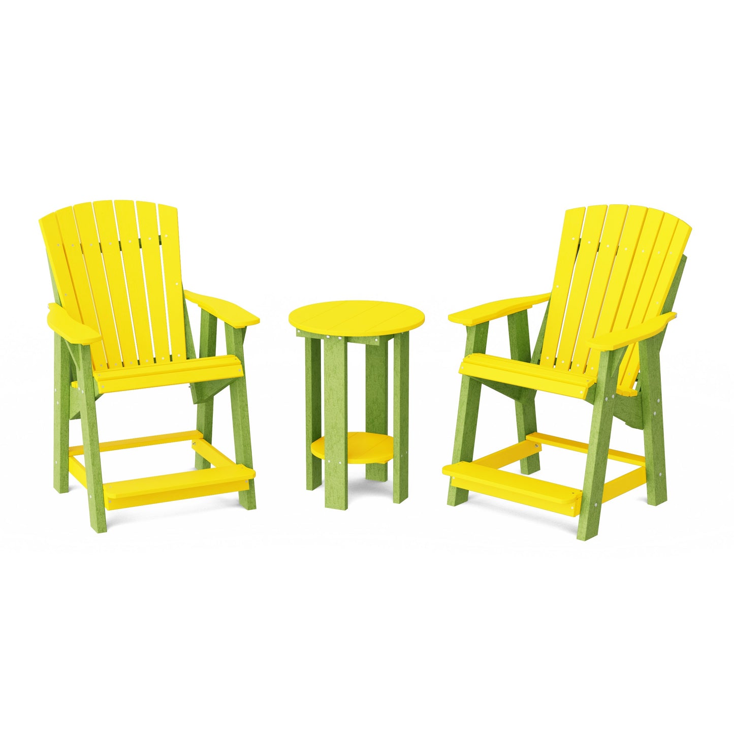 Heritage Tall Adirondack Chairs with Table