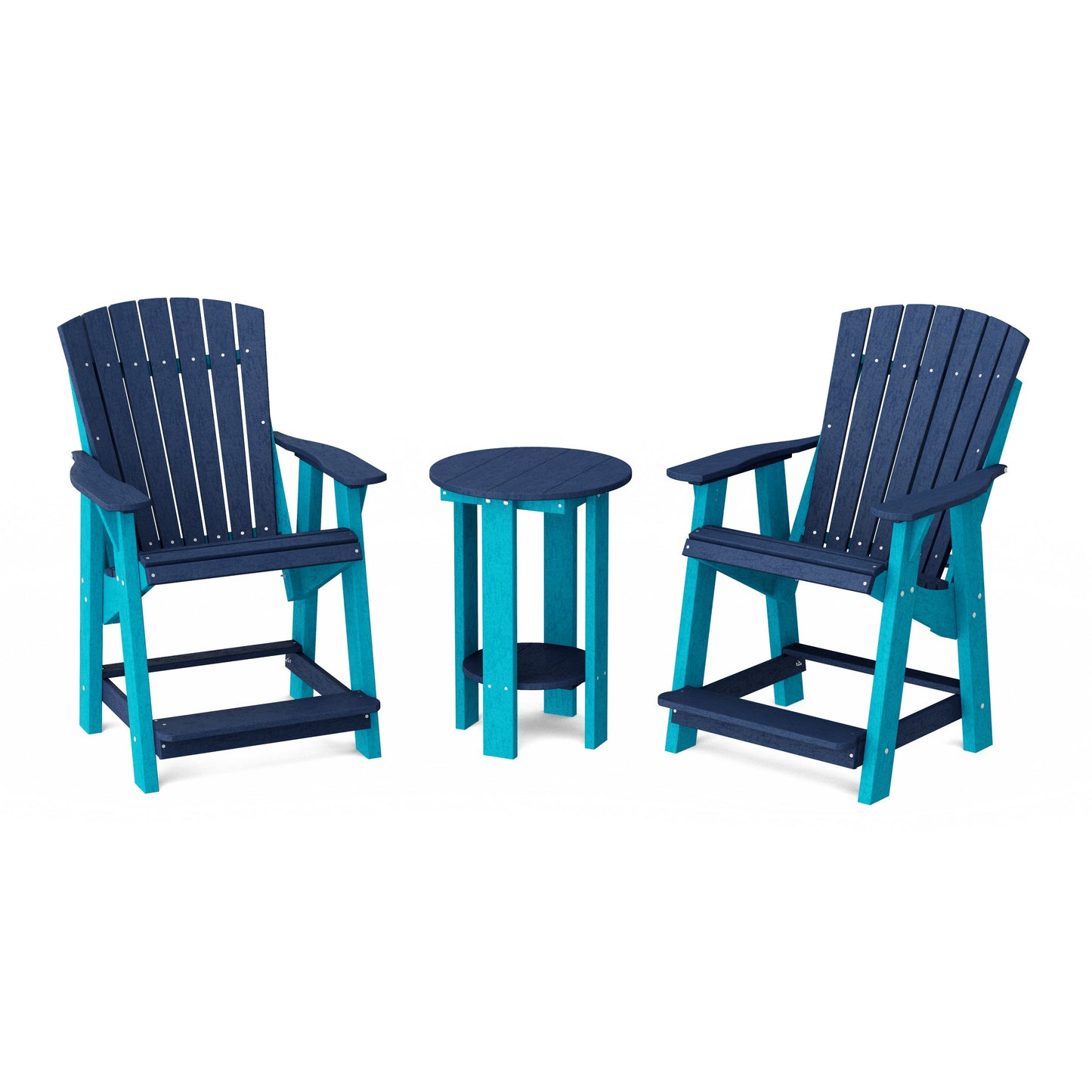 Heritage Tall Adirondack Chairs with Table