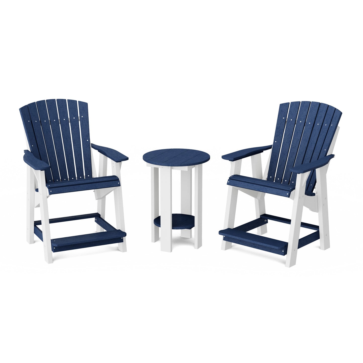 Heritage Tall Adirondack Chairs with Table