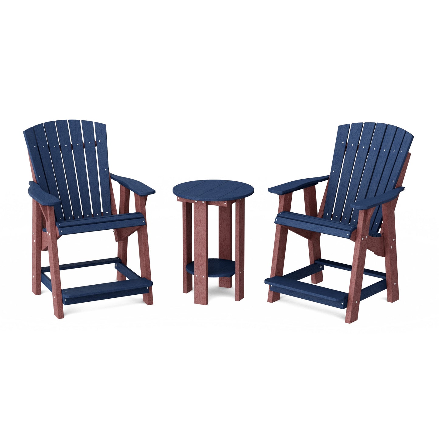 Heritage Tall Adirondack Chairs with Table