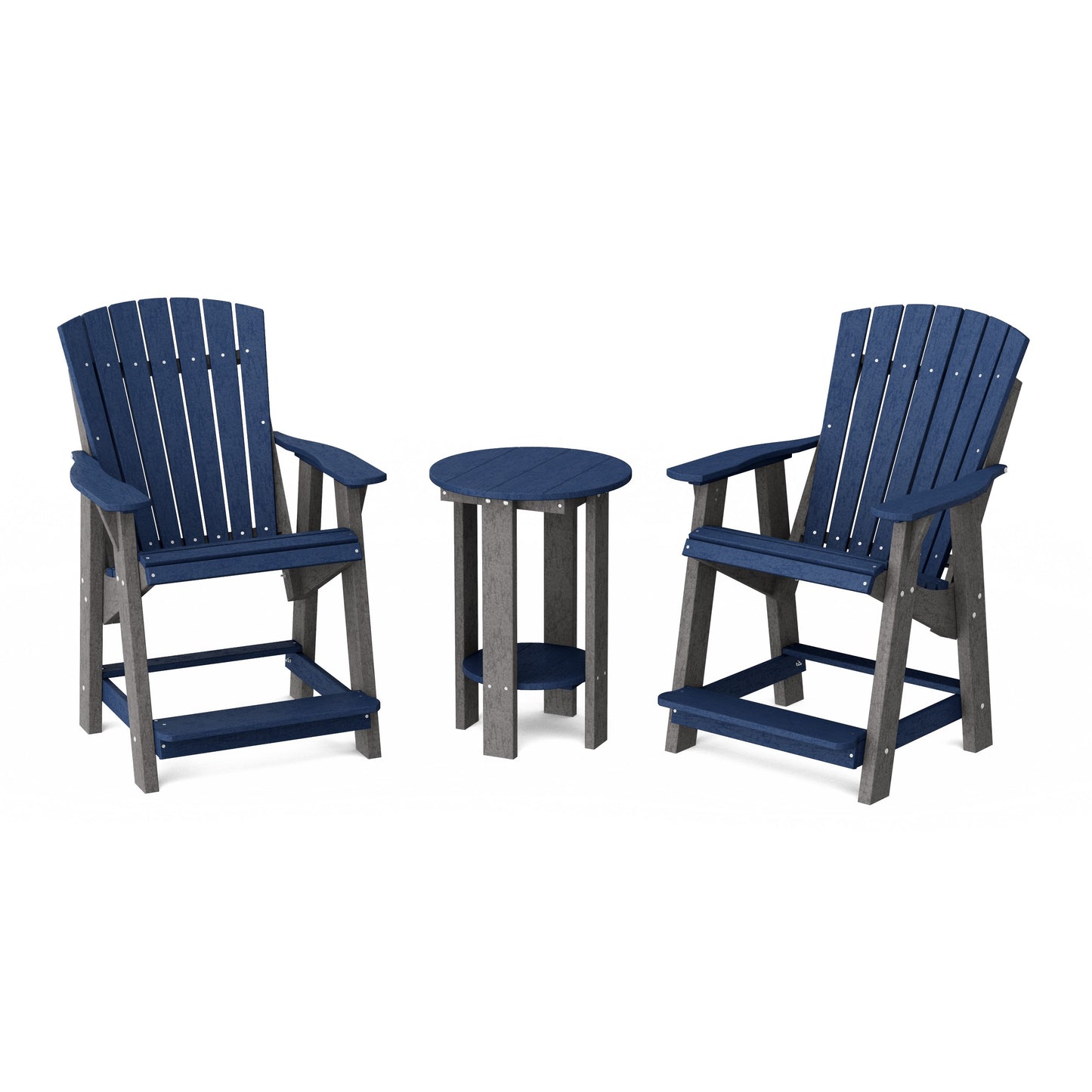 Heritage Tall Adirondack Chairs with Table