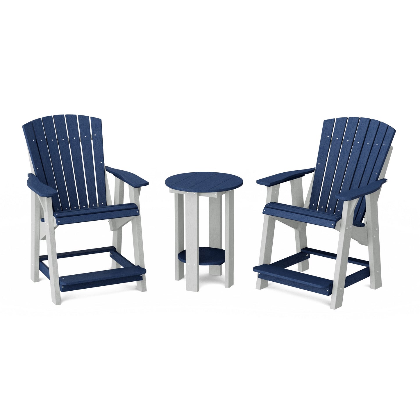 Heritage Tall Adirondack Chairs with Table