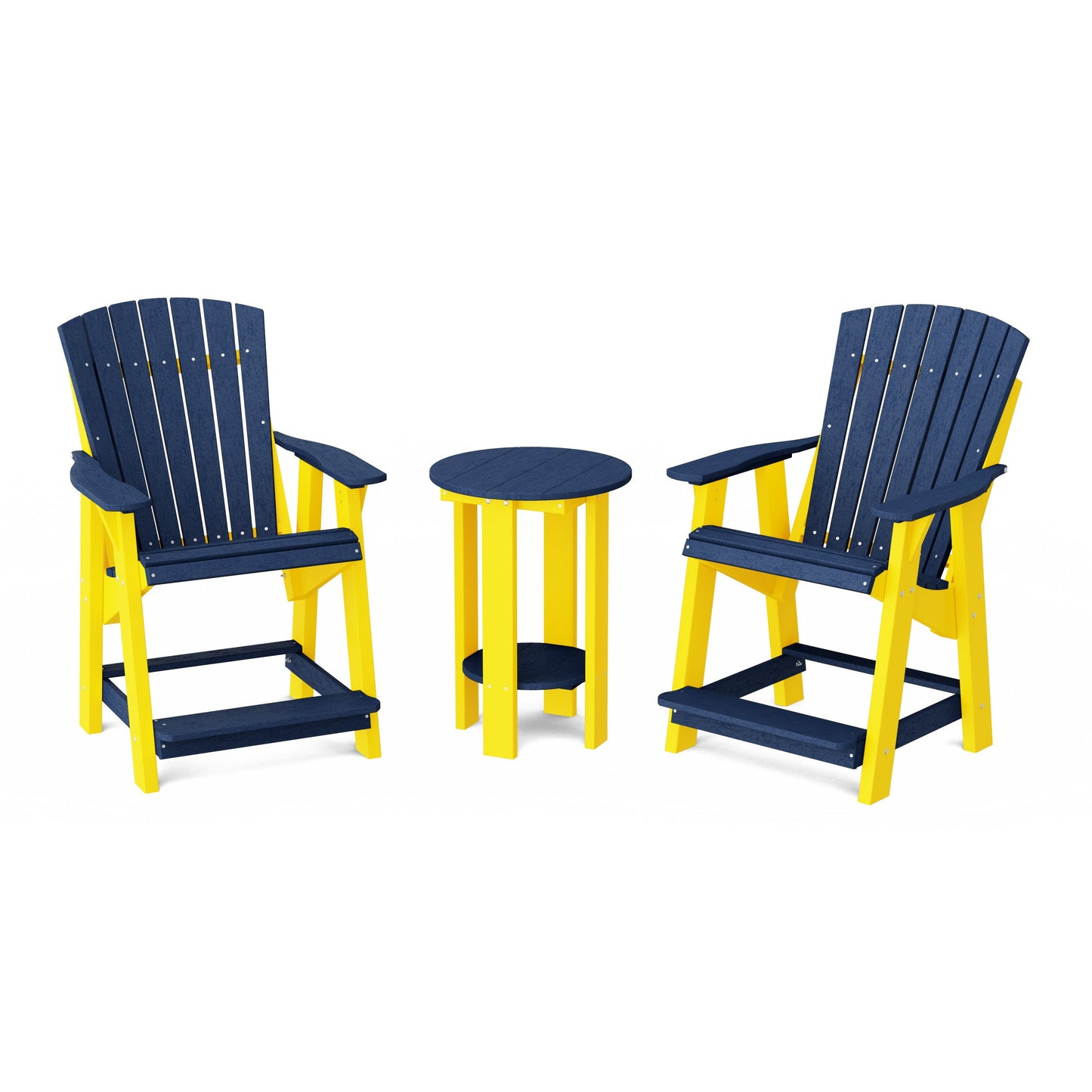 Heritage Tall Adirondack Chairs with Table