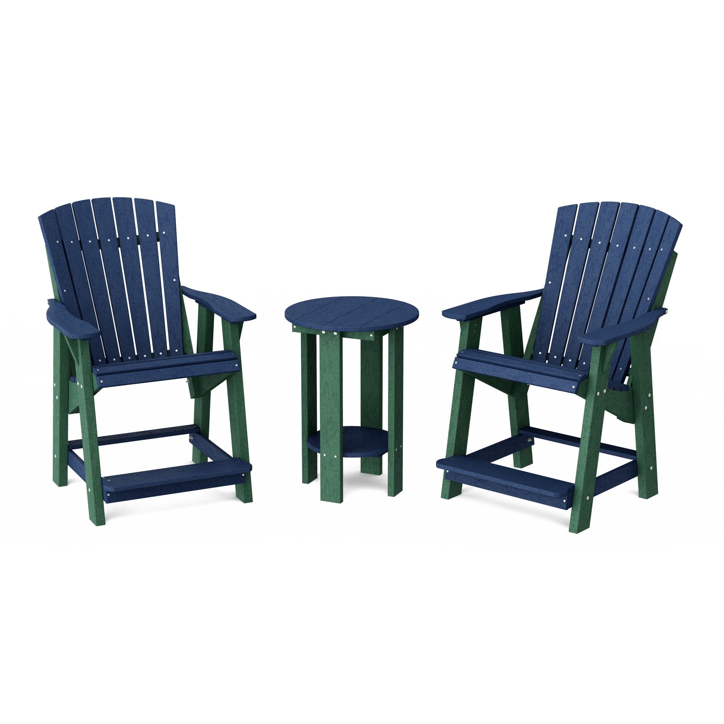 Heritage Tall Adirondack Chairs with Table