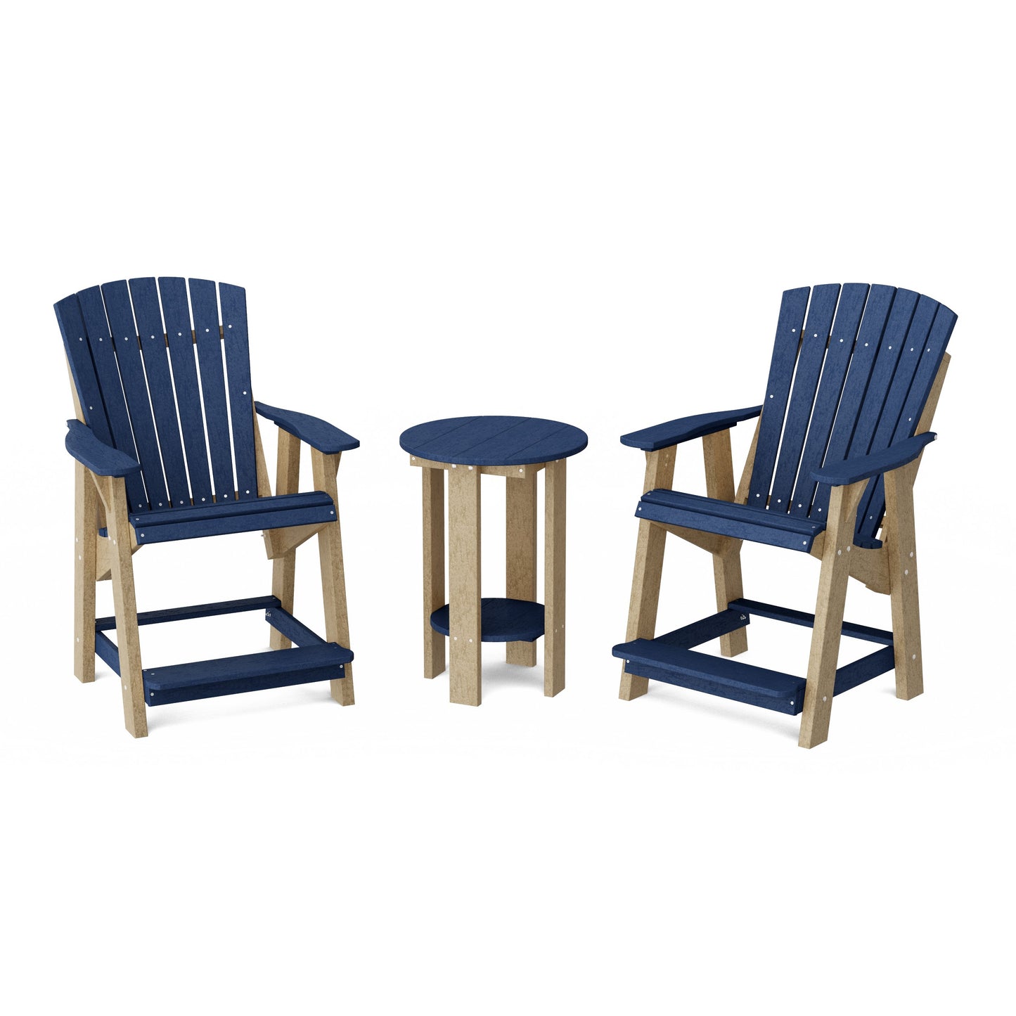 Heritage Tall Adirondack Chairs with Table