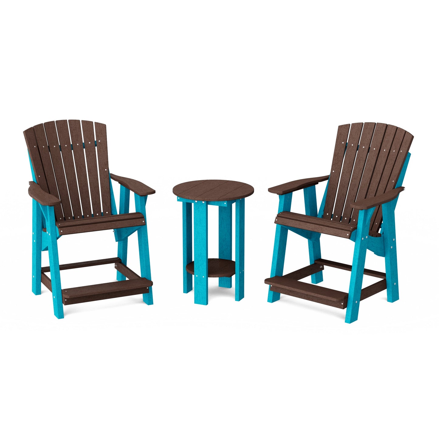 Heritage Tall Adirondack Chairs with Table