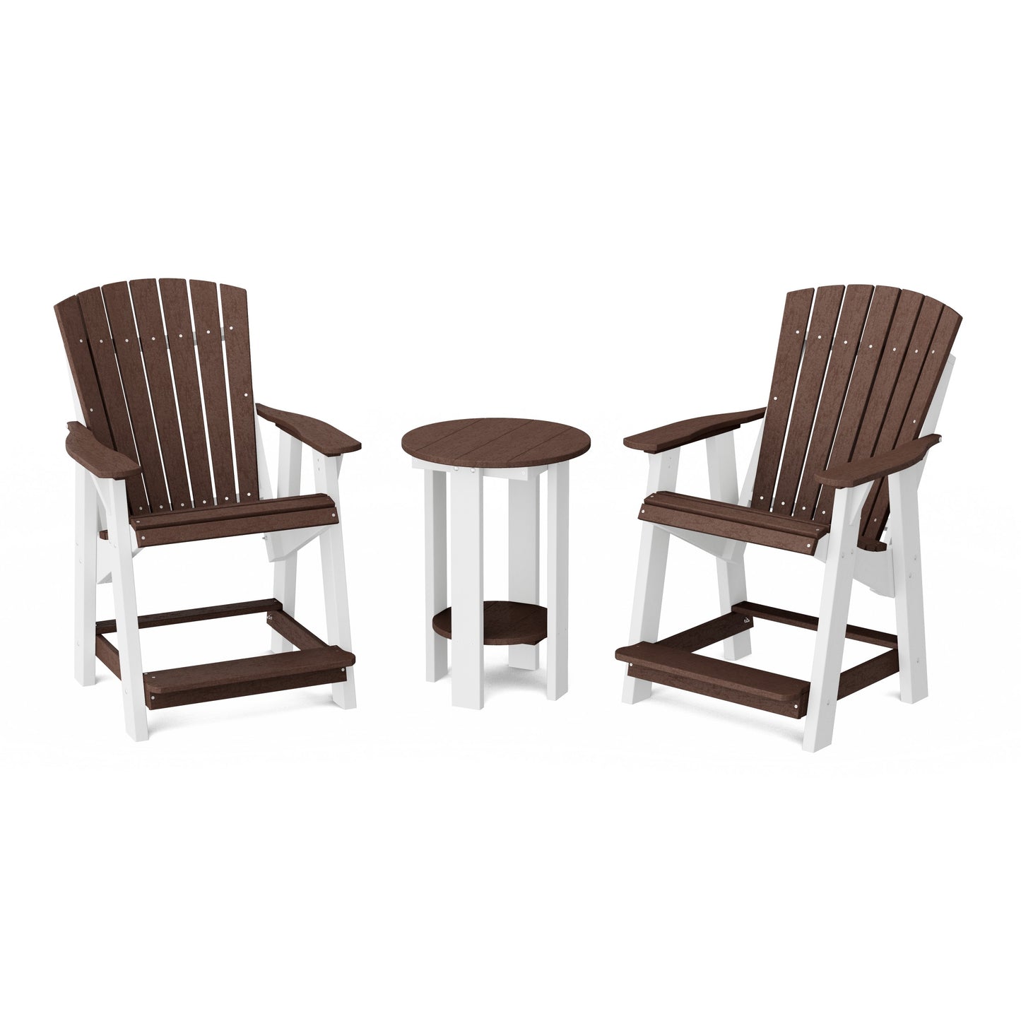 Heritage Tall Adirondack Chairs with Table