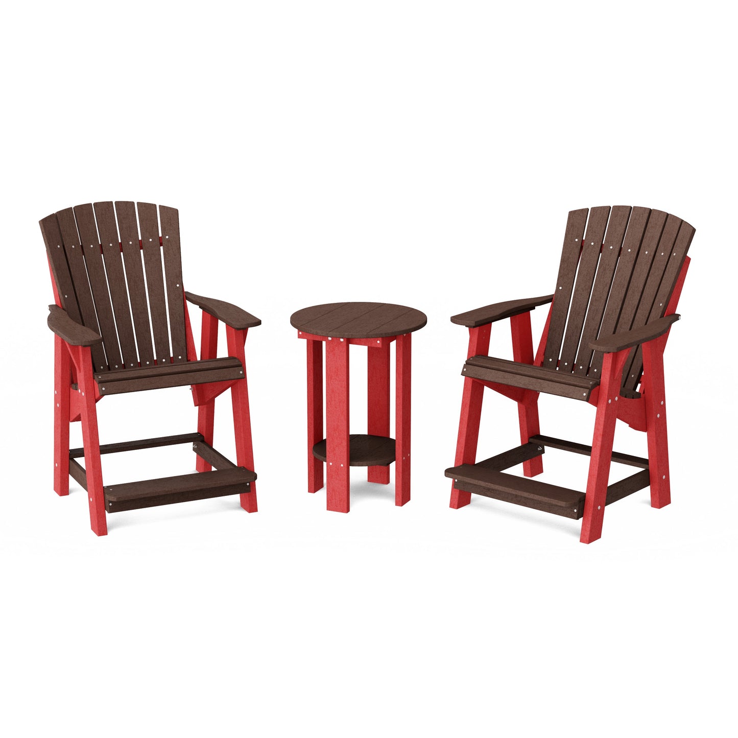 Heritage Tall Adirondack Chairs with Table