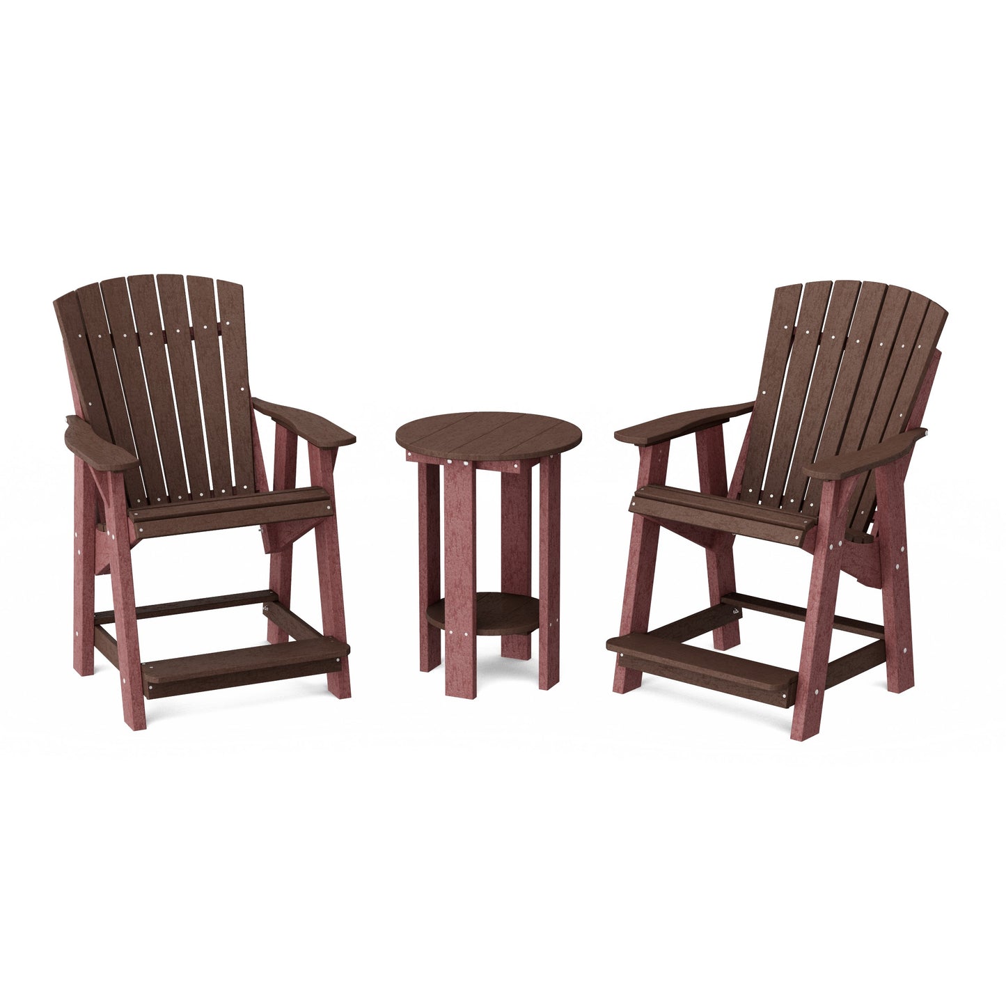 Heritage Tall Adirondack Chairs with Table