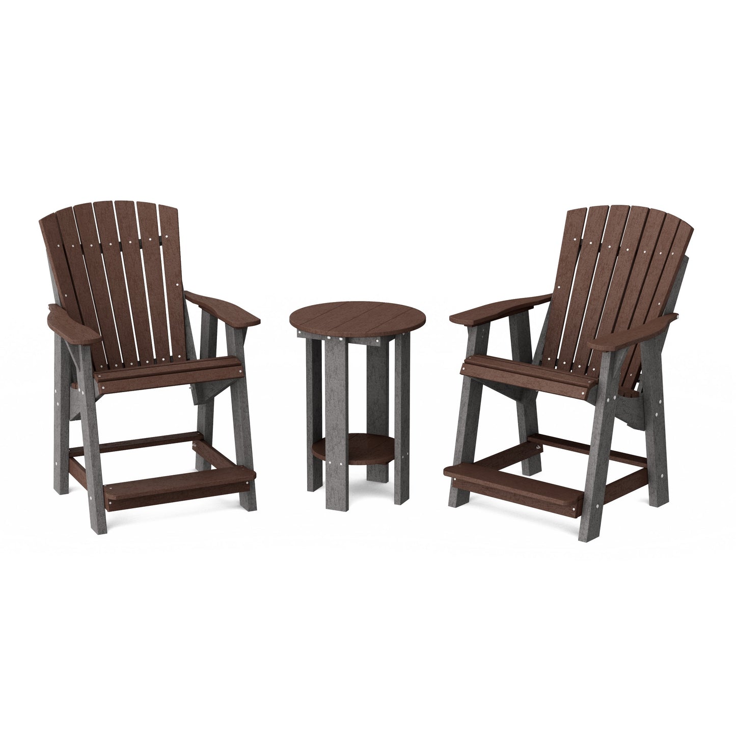 Heritage Tall Adirondack Chairs with Table