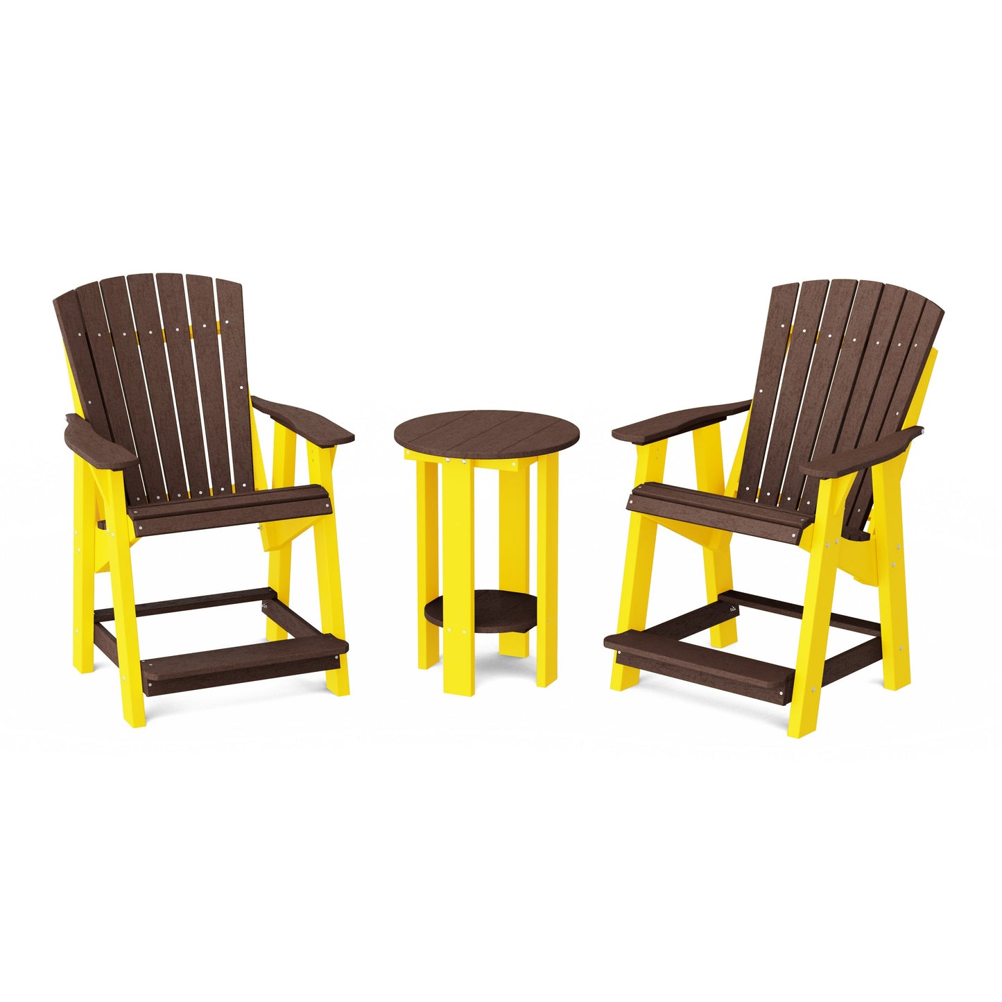 Heritage Tall Adirondack Chairs with Table