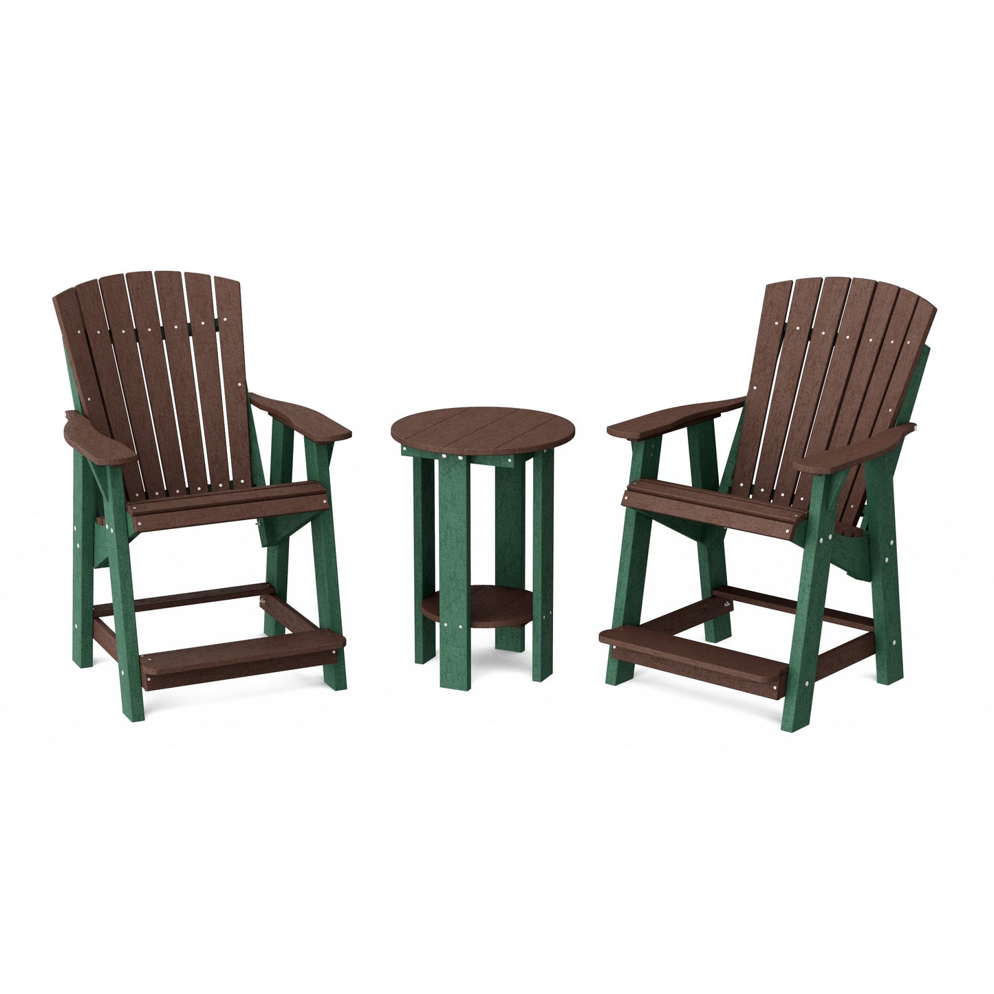 Heritage Tall Adirondack Chairs with Table