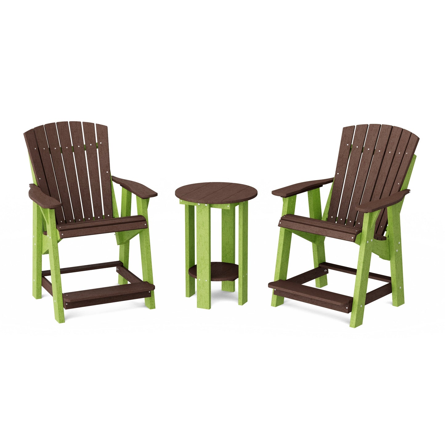 Heritage Tall Adirondack Chairs with Table