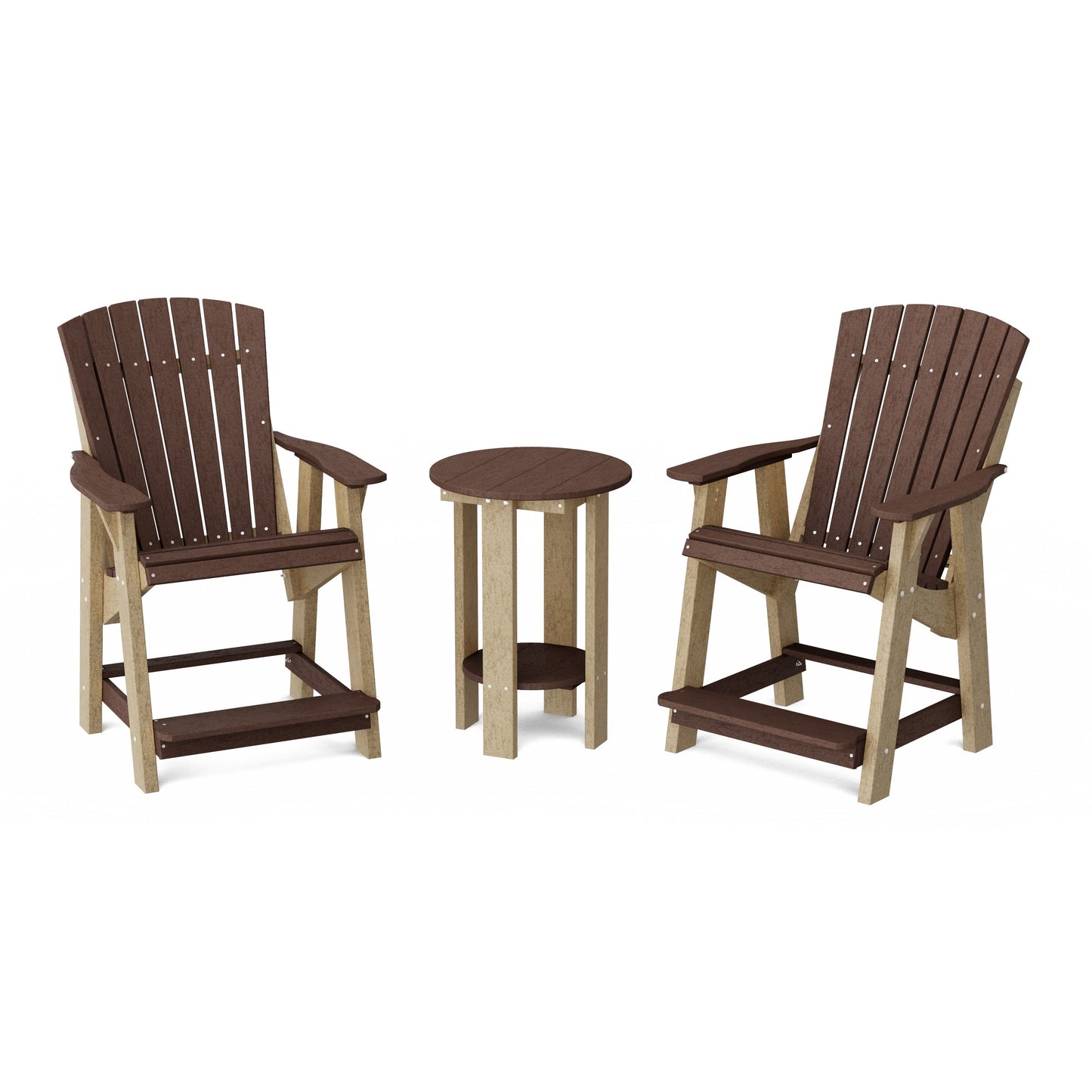 Heritage Tall Adirondack Chairs with Table