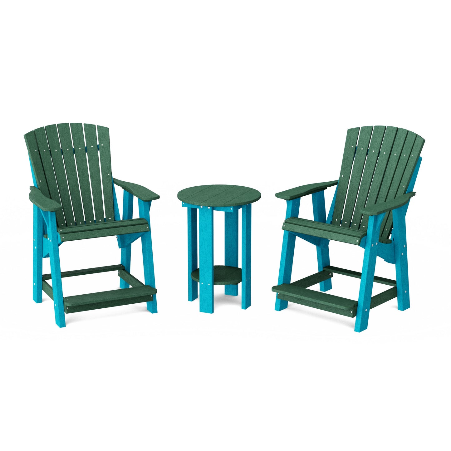 Heritage Tall Adirondack Chairs with Table