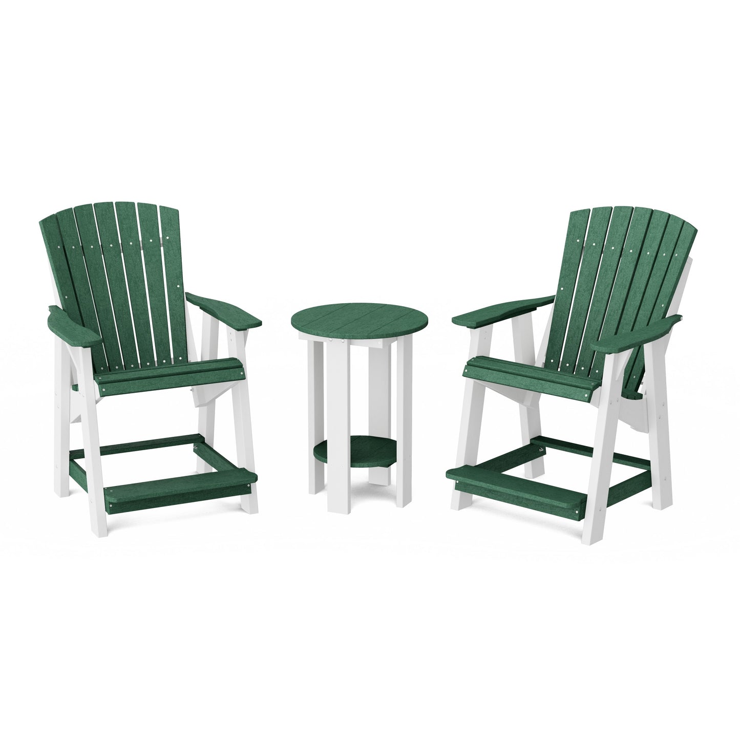Heritage Tall Adirondack Chairs with Table