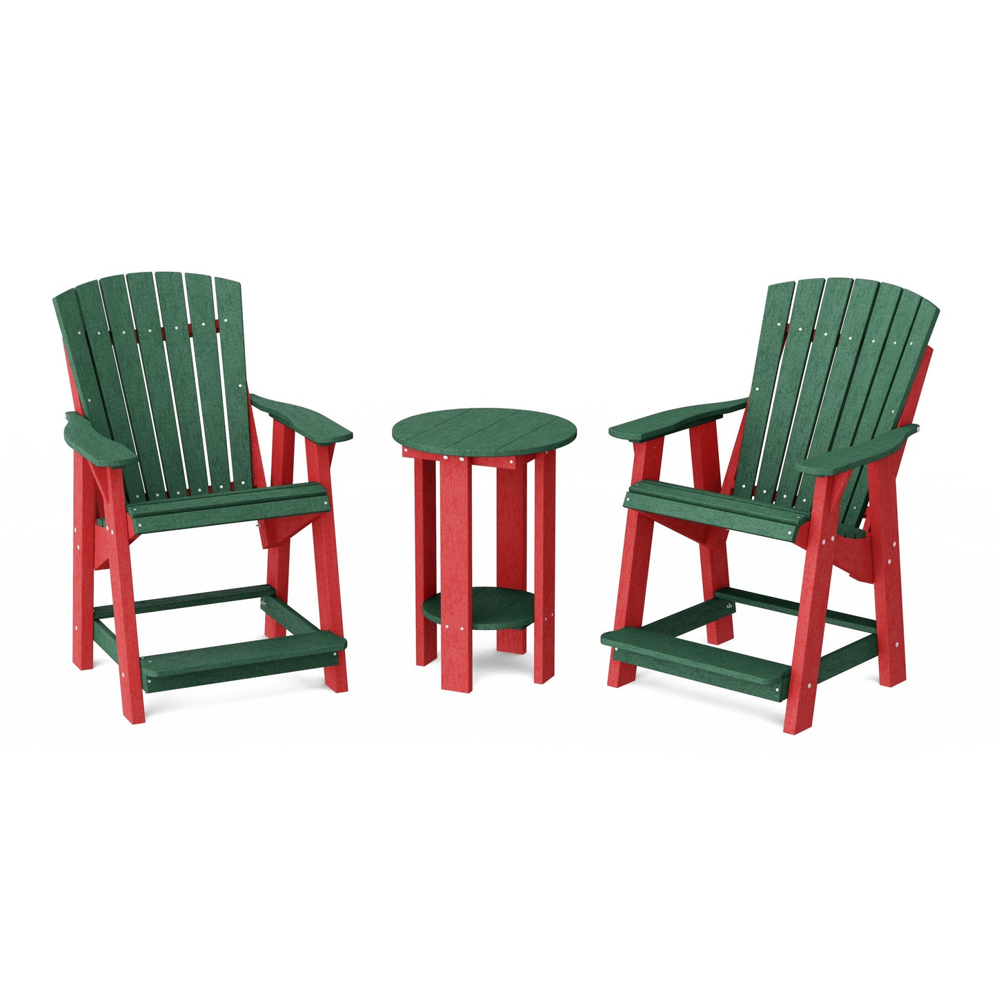 Heritage Tall Adirondack Chairs with Table