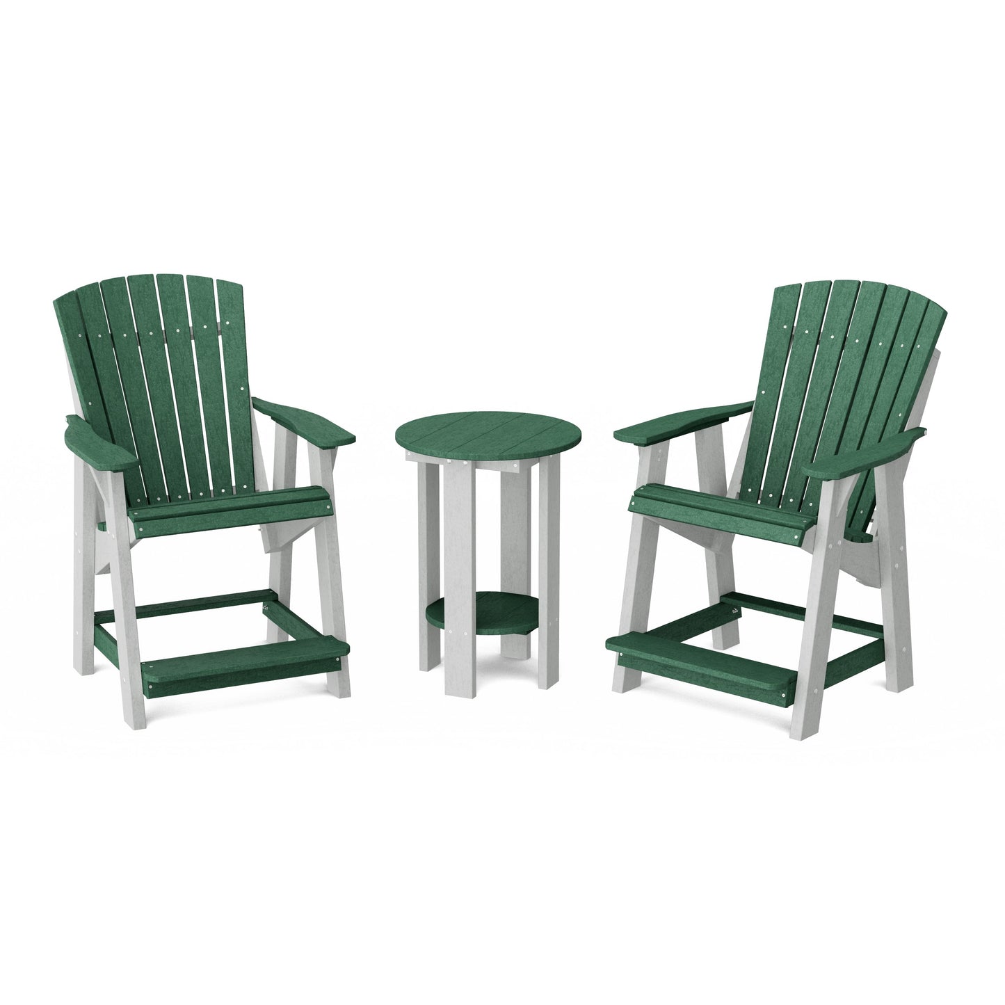 Heritage Tall Adirondack Chairs with Table