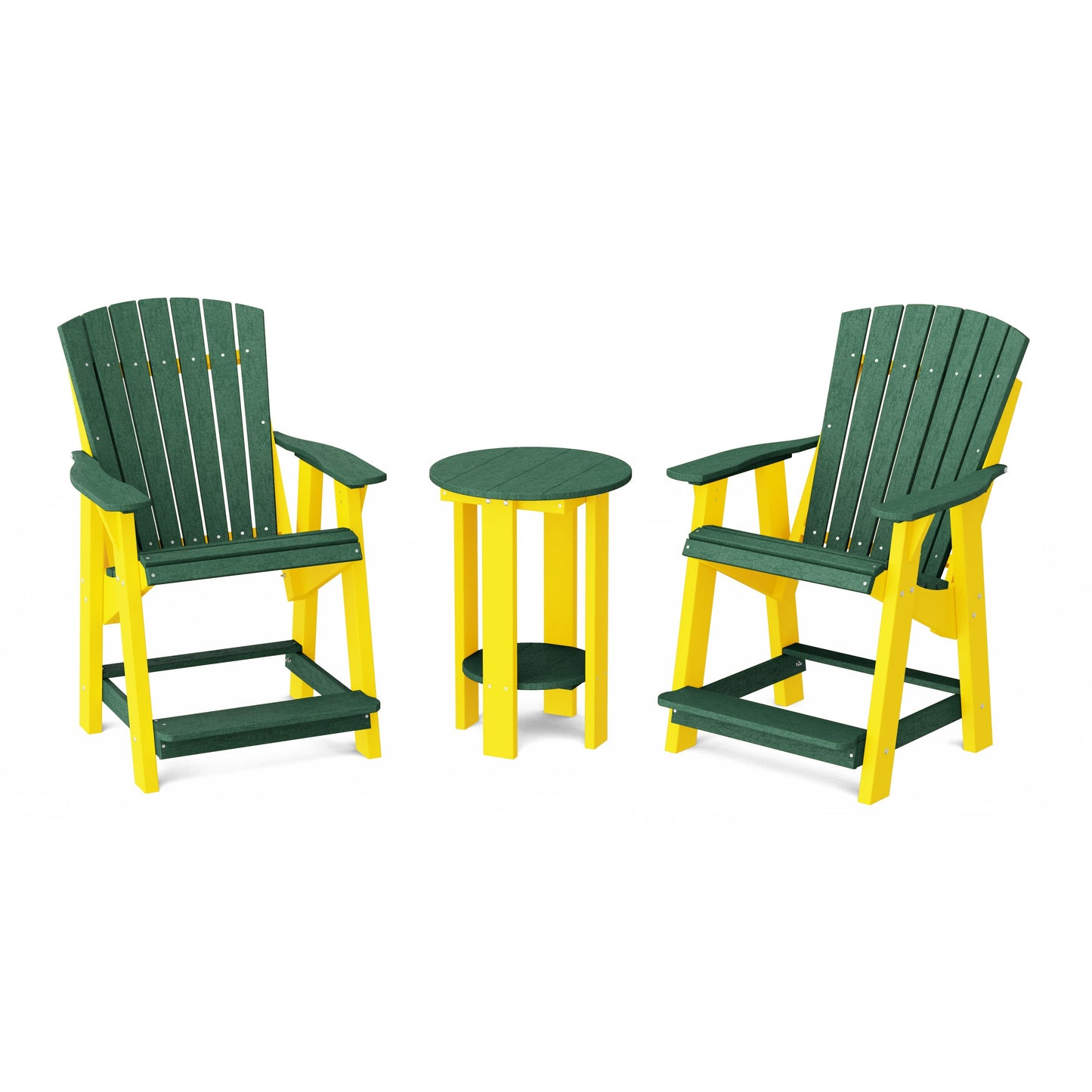 Heritage Tall Adirondack Chairs with Table