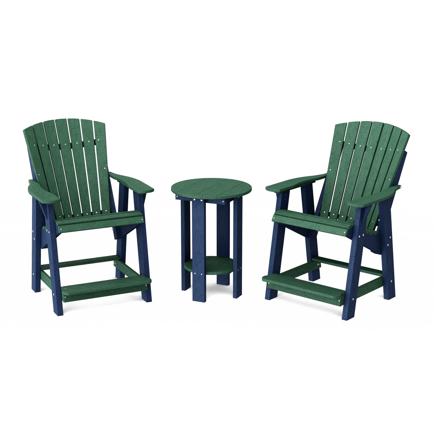 Heritage Tall Adirondack Chairs with Table