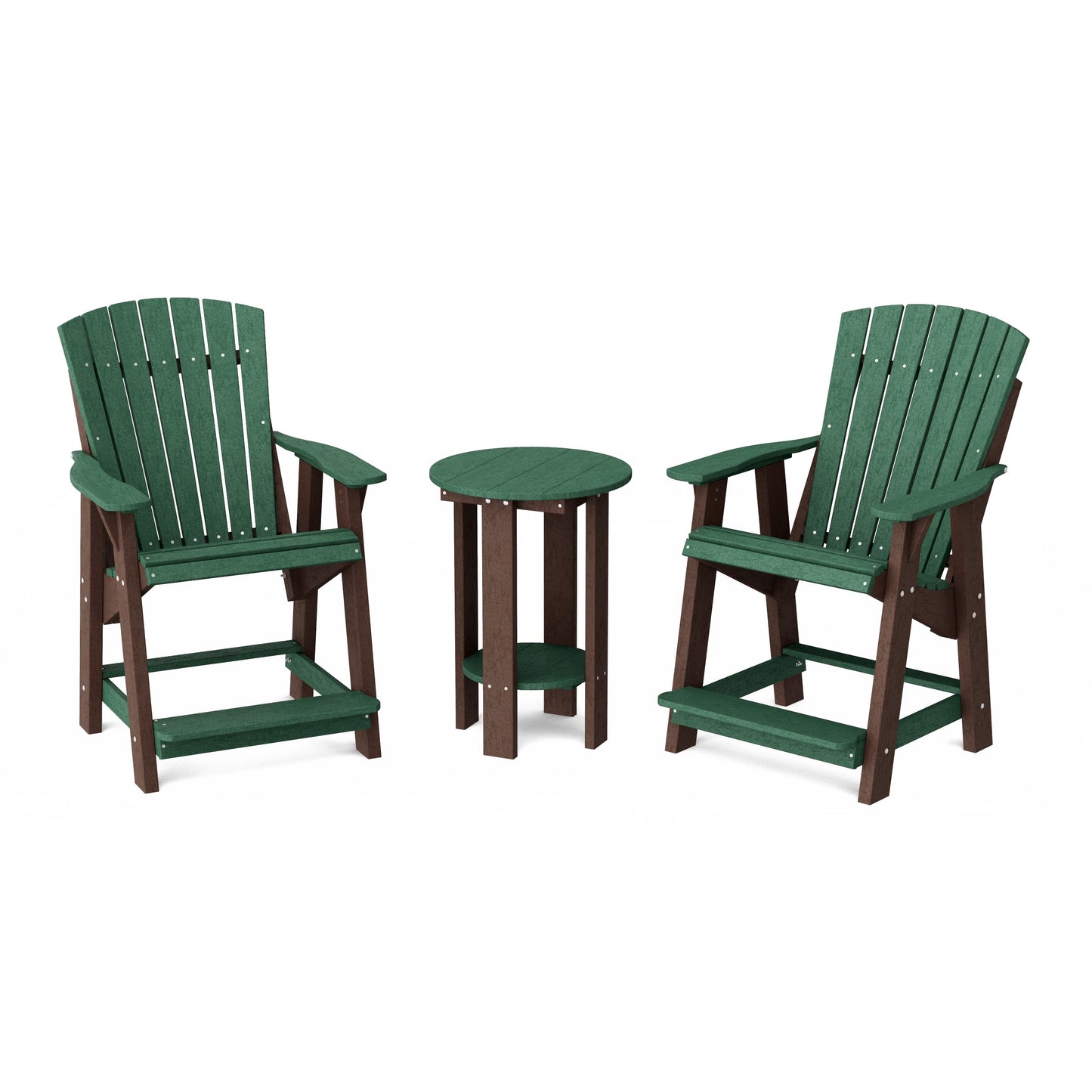 Heritage Tall Adirondack Chairs with Table