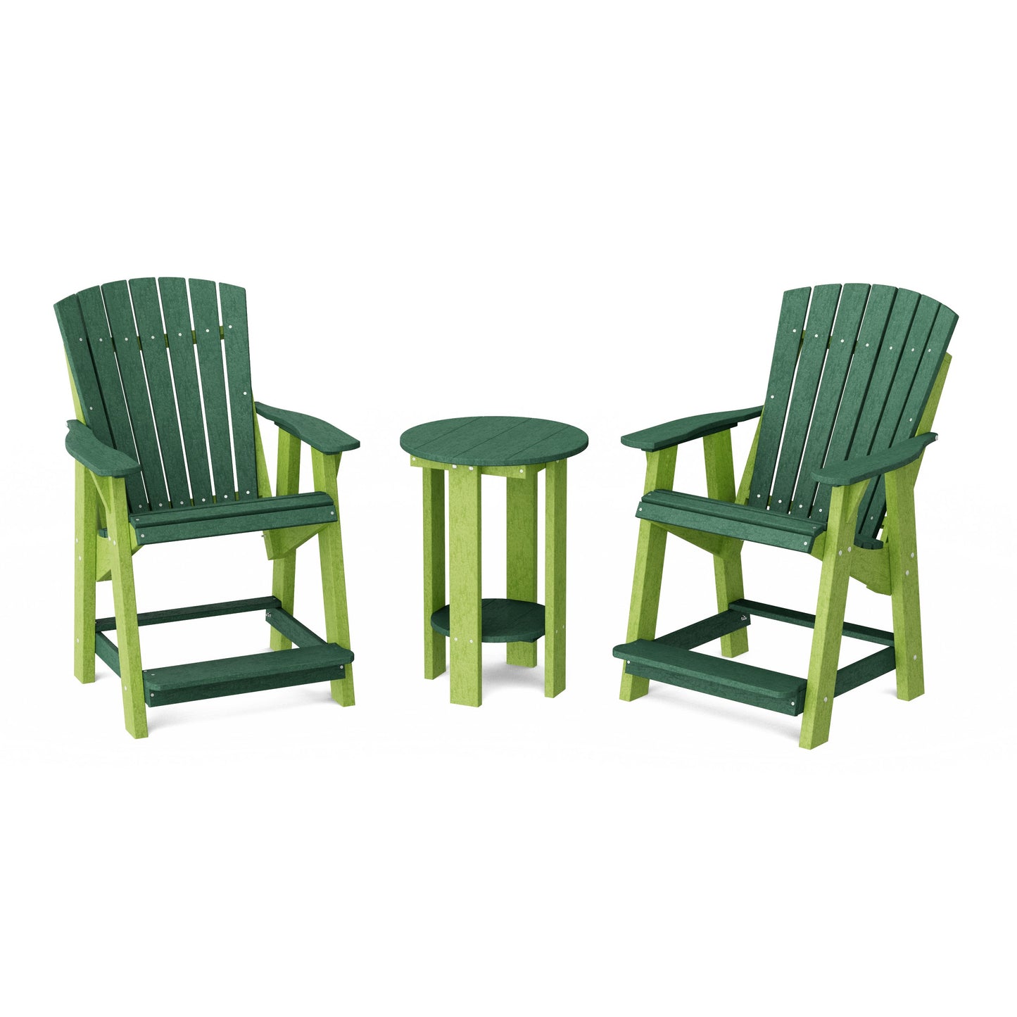 Heritage Tall Adirondack Chairs with Table